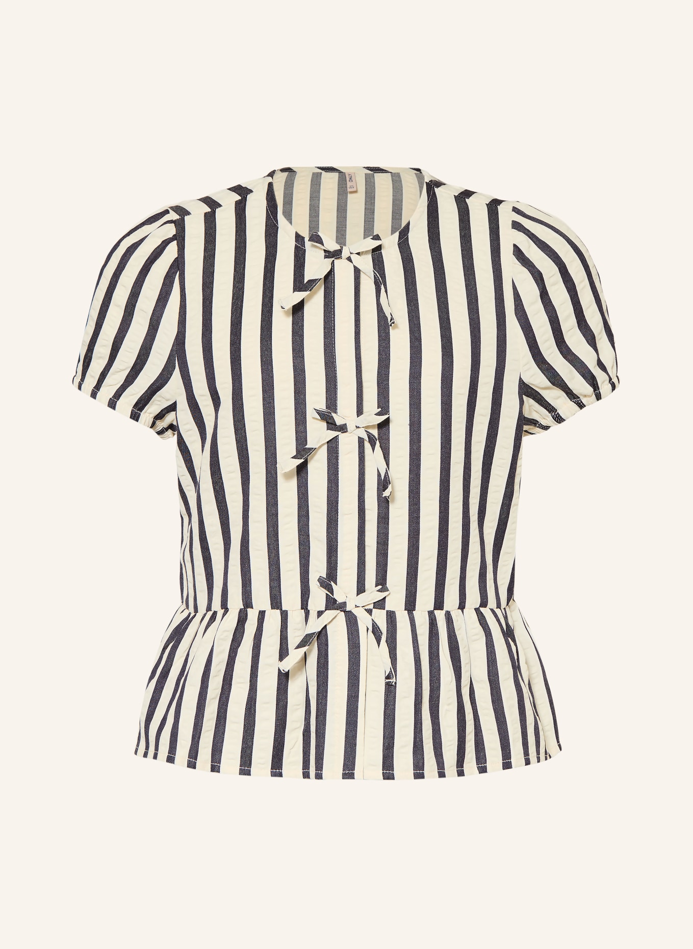 ONLY chemisier: BLANC / BLEU FONCÉ