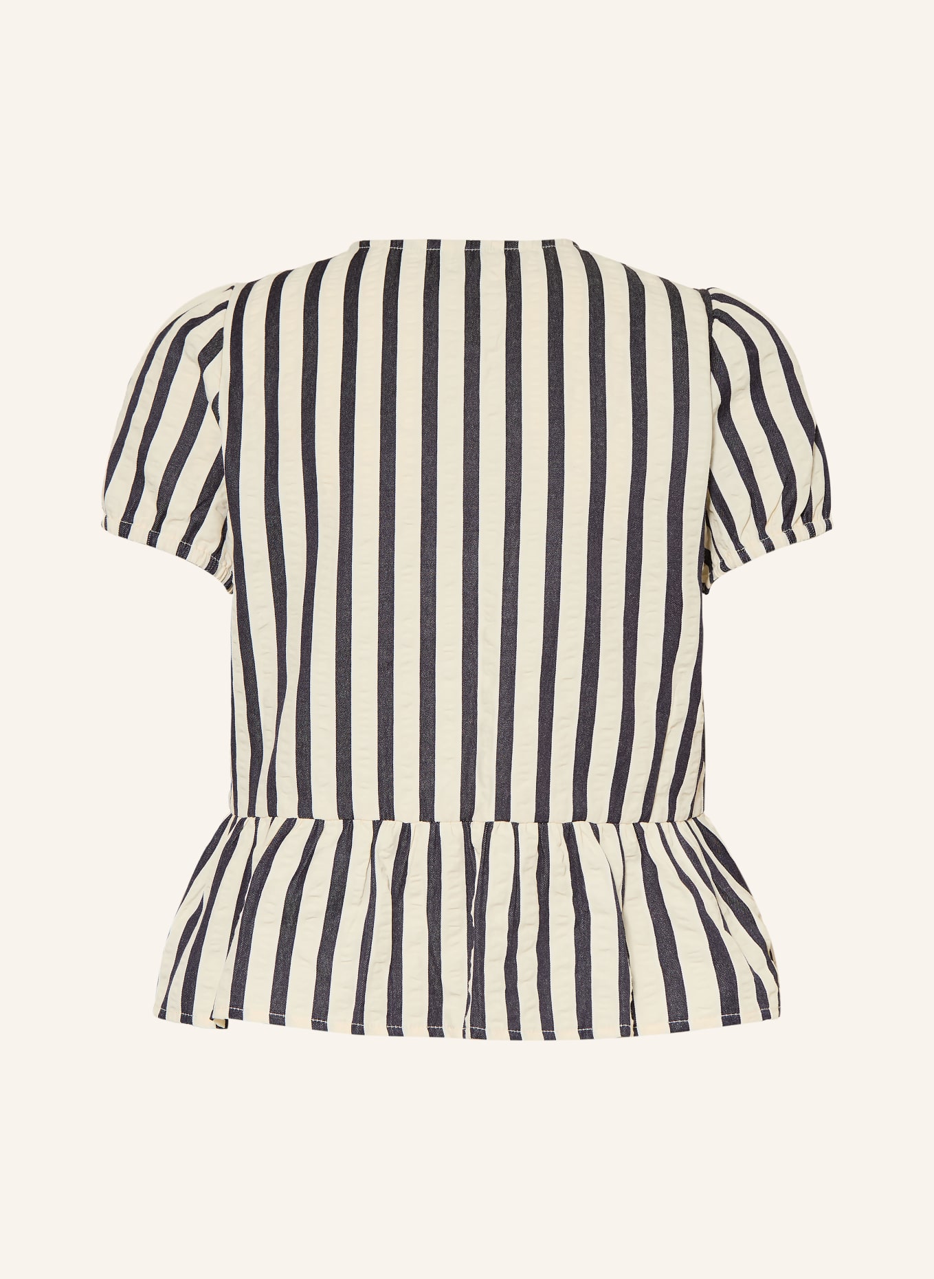 ONLY chemisier: BLANC / BLEU FONCÉ