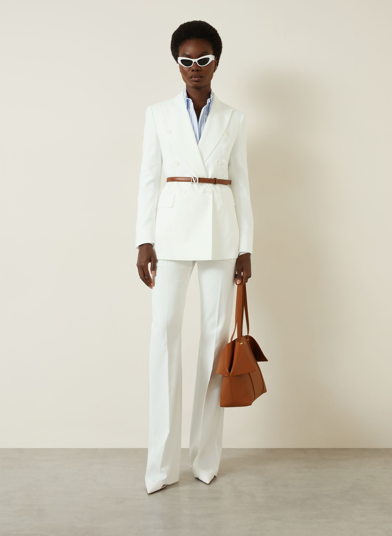 Max Mara Blazer PAGELLA: WEISS