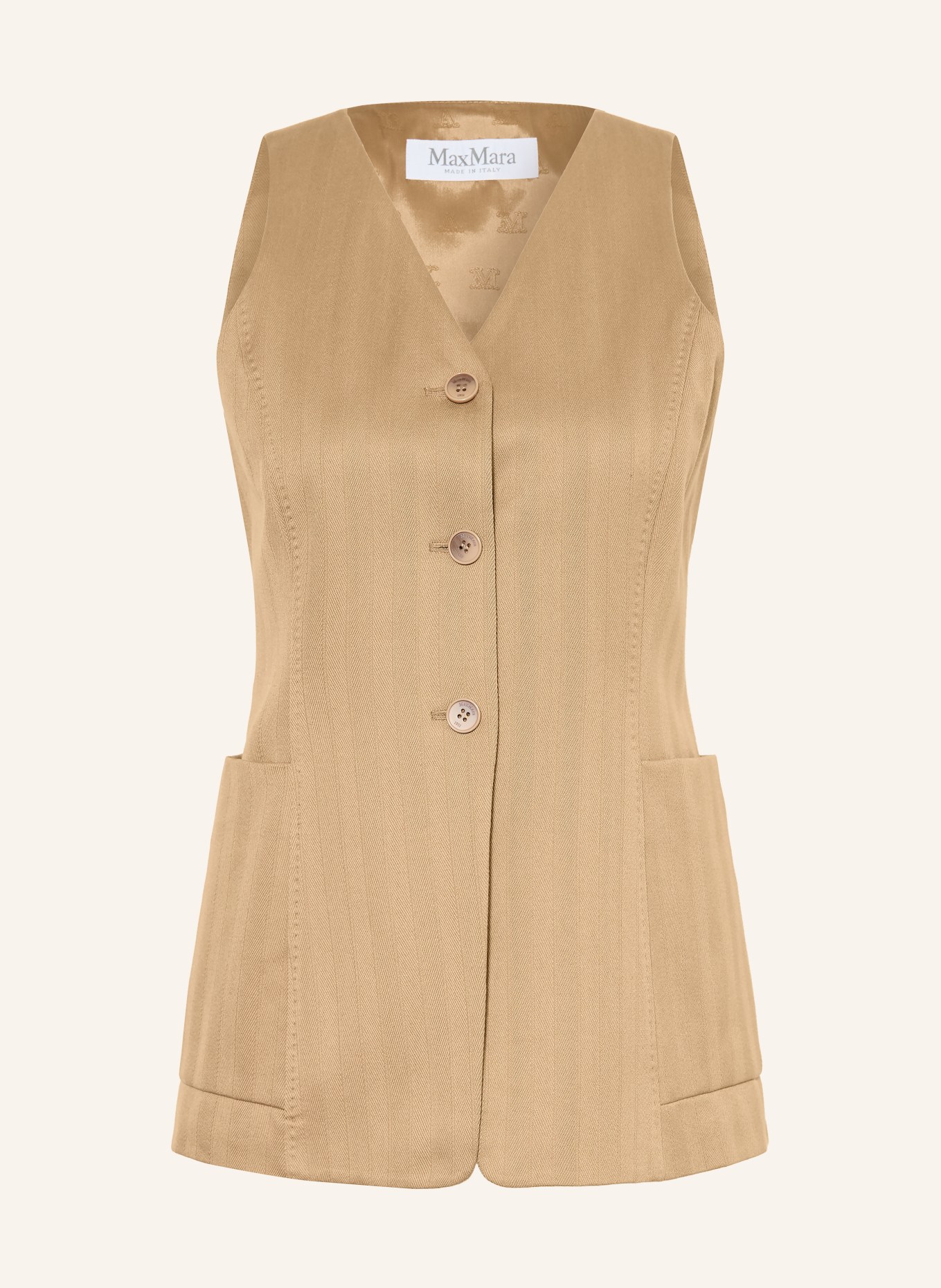 Max Mara Blazerweste FALLA: CAMEL