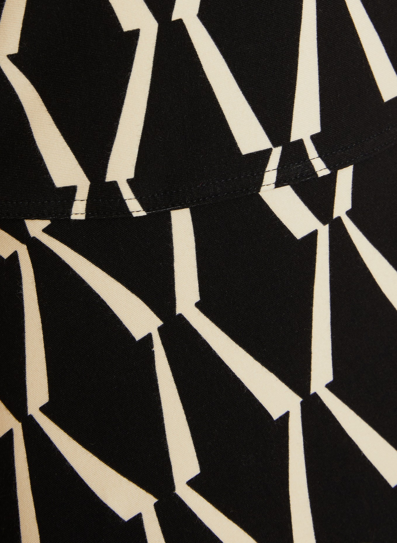 Max Mara Robe en jersey LAMPARA: NOIR / CRÈME