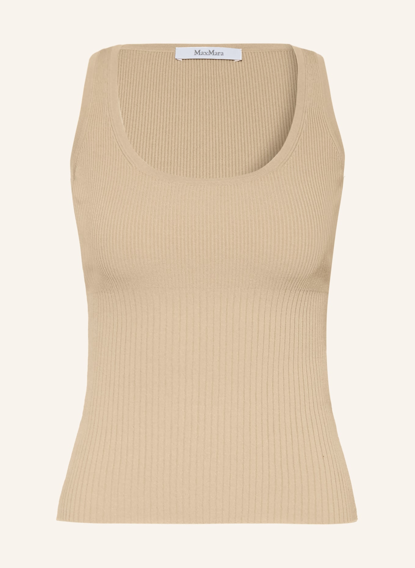 Max Mara Gebreide top GHIRO: BEIGE