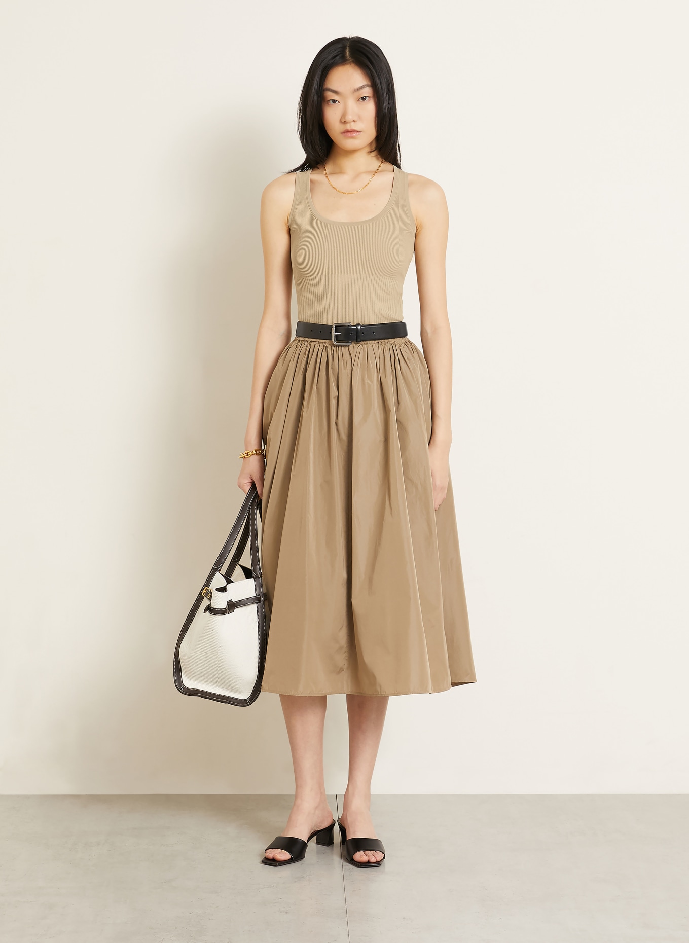Max Mara Gebreide top GHIRO: BEIGE
