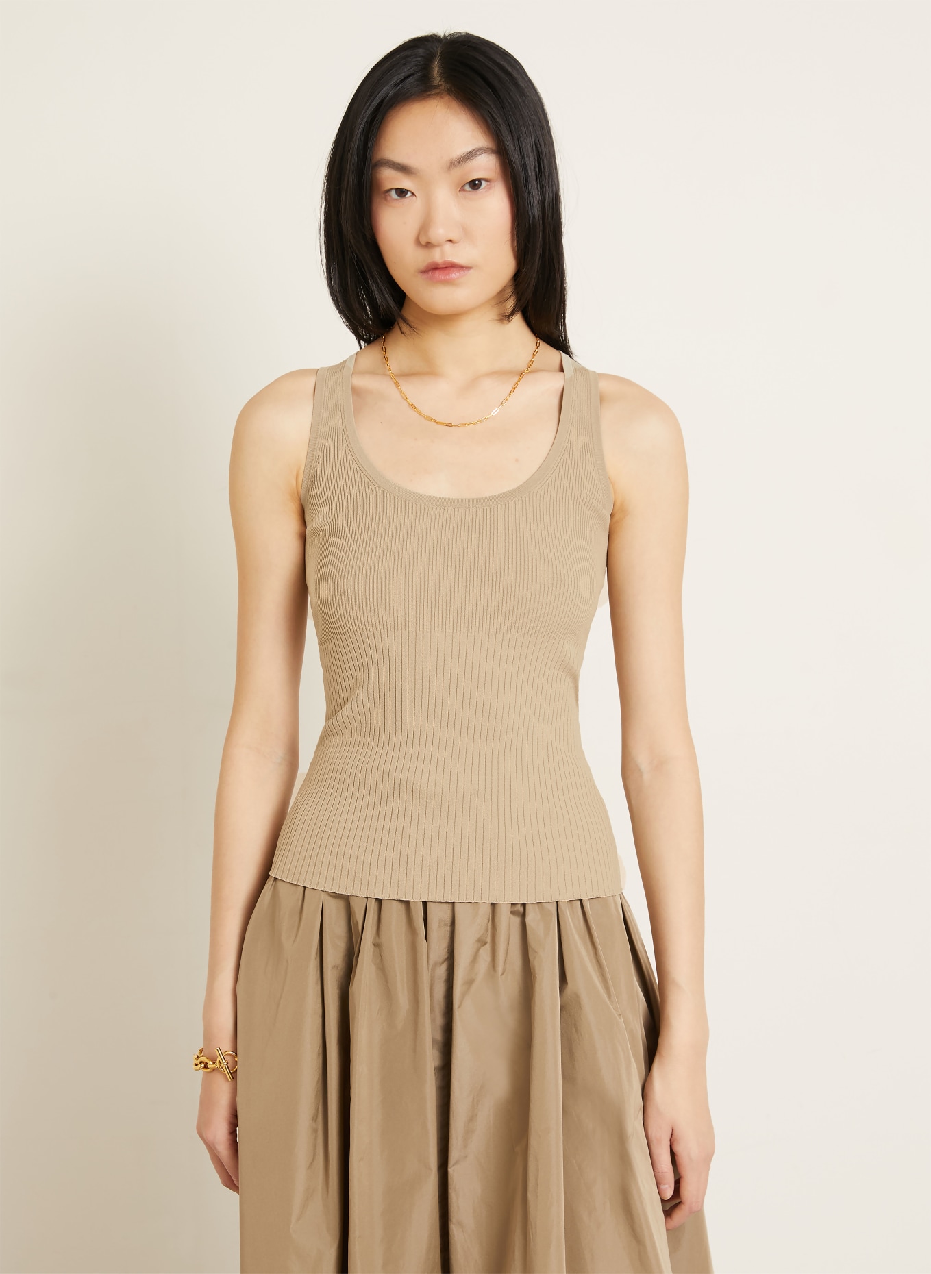Max Mara Gebreide top GHIRO: BEIGE