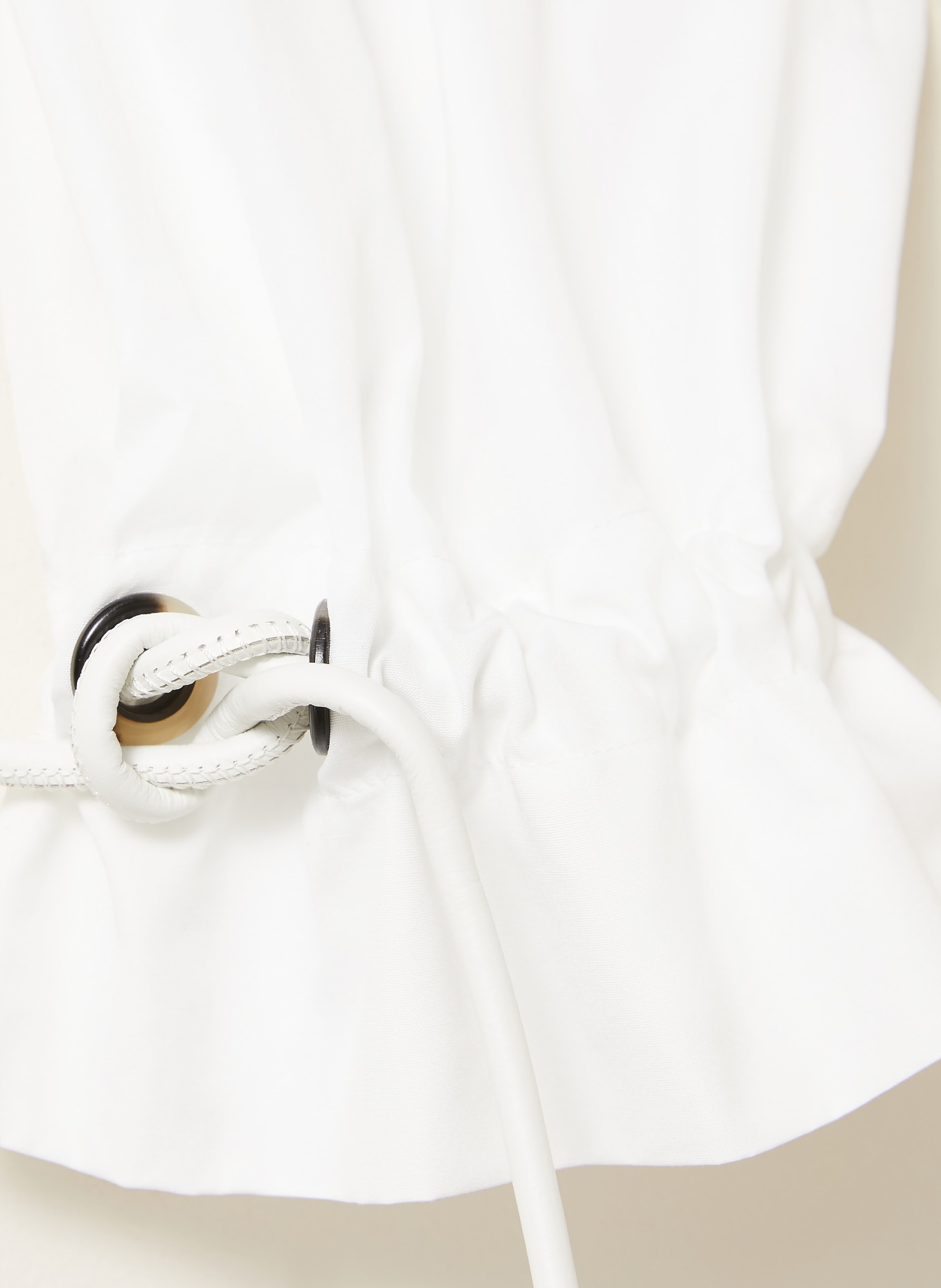 Max Mara Oversized-Blusenshirt ADORNI mit 3/4-Arm: WEISS