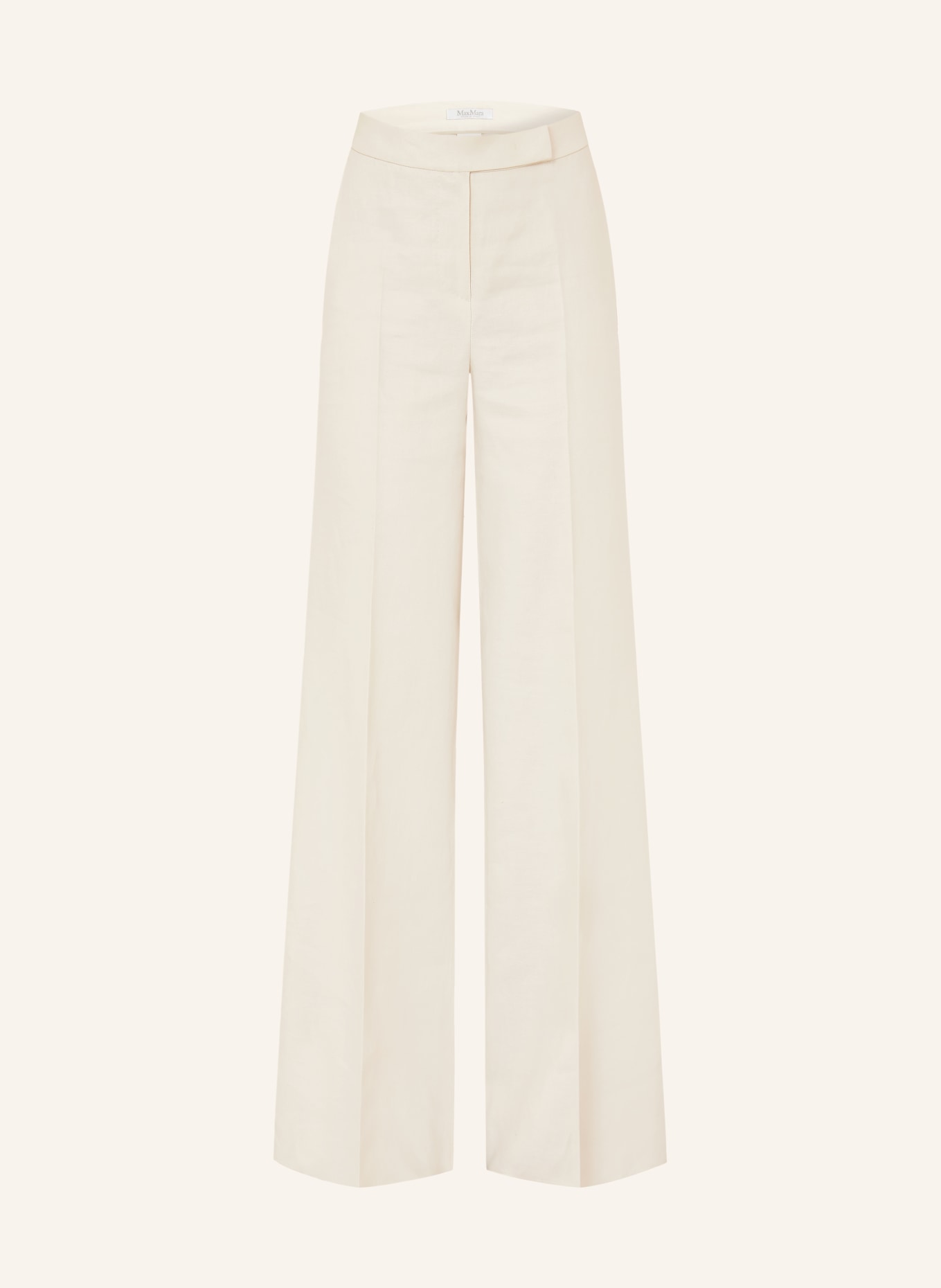 Max Mara Marlene-broek BADESSE van linnen: BEIGE
