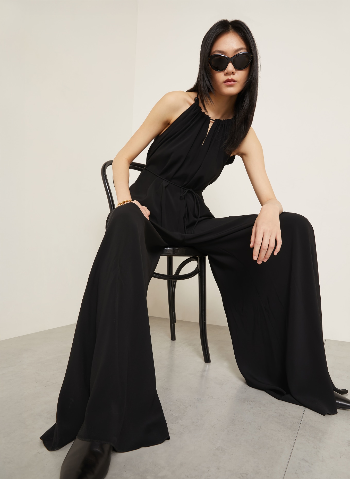 Max Mara Combinaison ALAMARO: NOIR