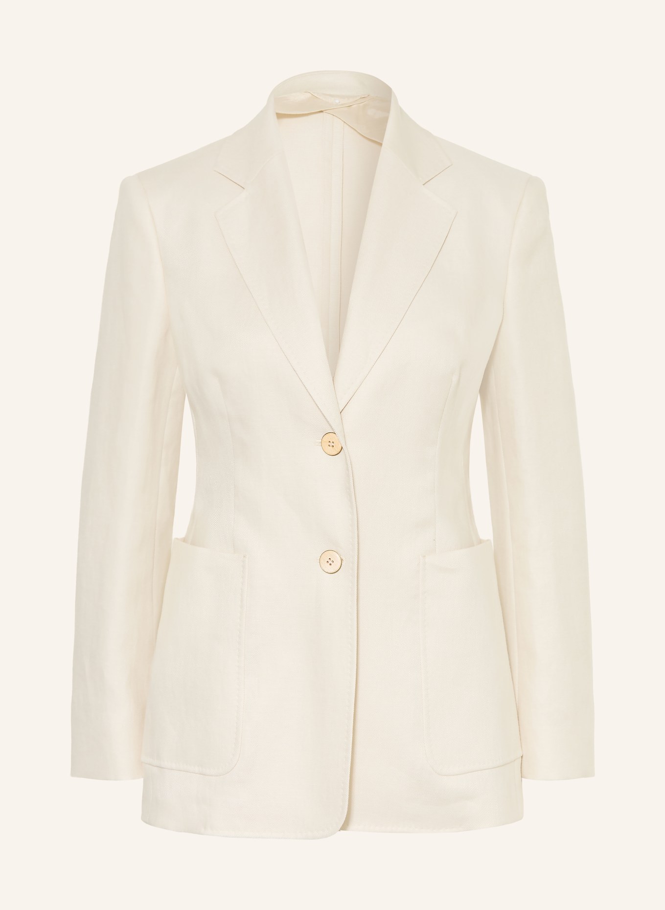 Max Mara Linnen blazer VOLONTA: CRÈME