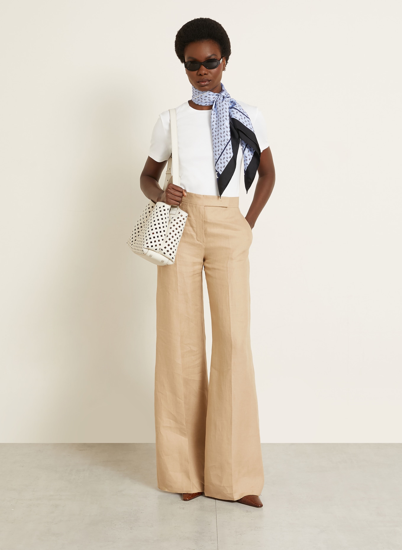 Max Mara MADIA T-shirt: WHITE