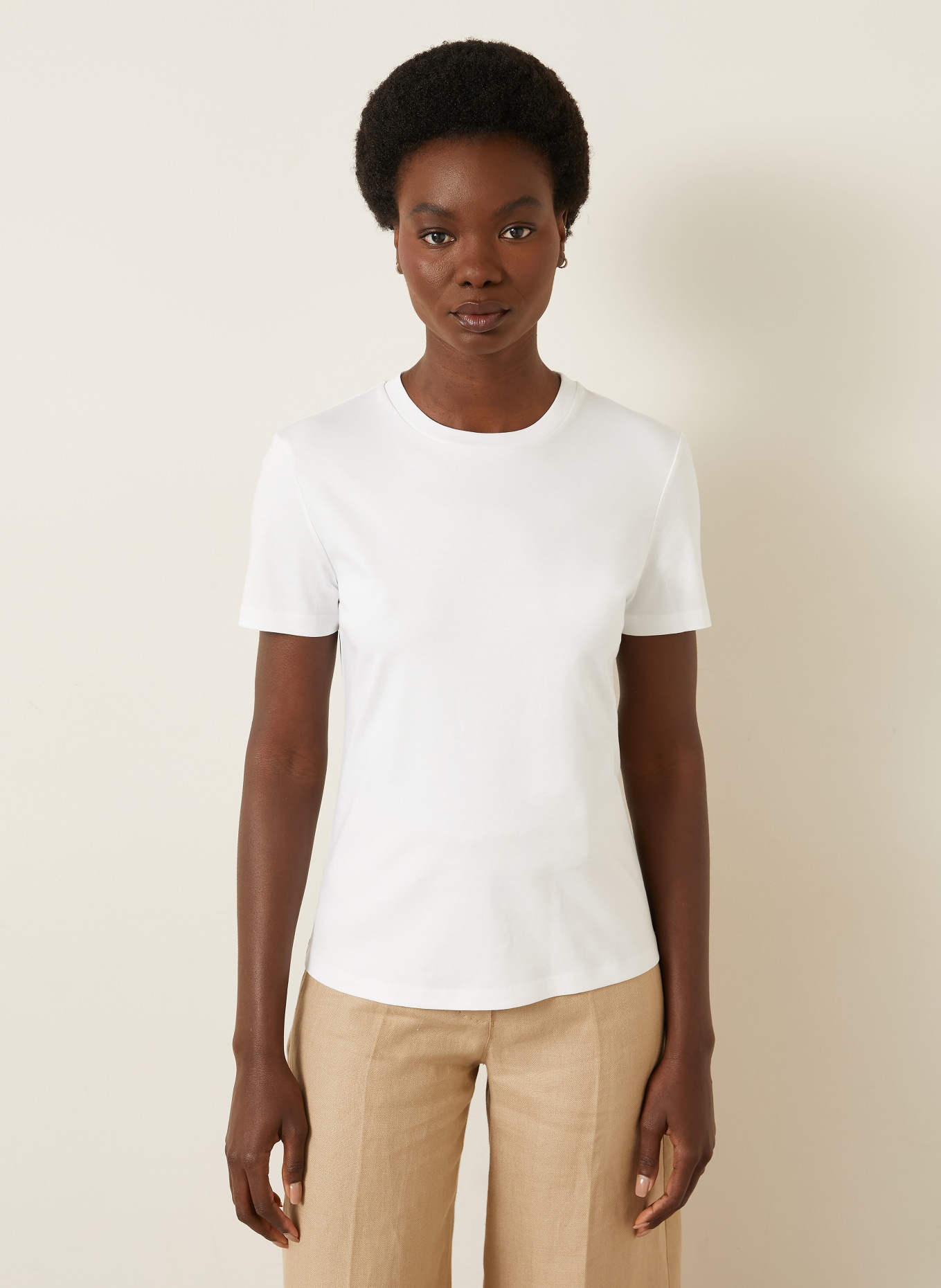 Max Mara MADIA T-shirt: WHITE