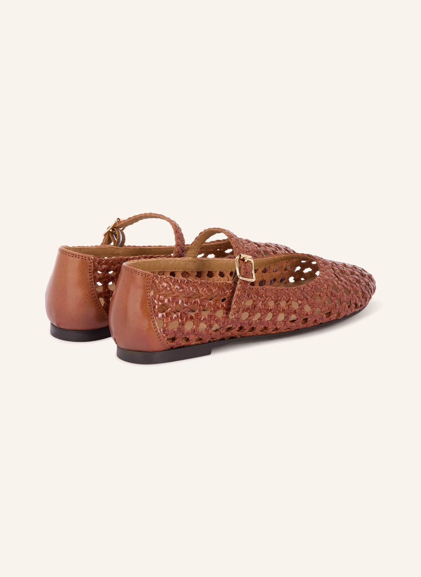 billi bi Ballerines Mary Jane: COGNAC