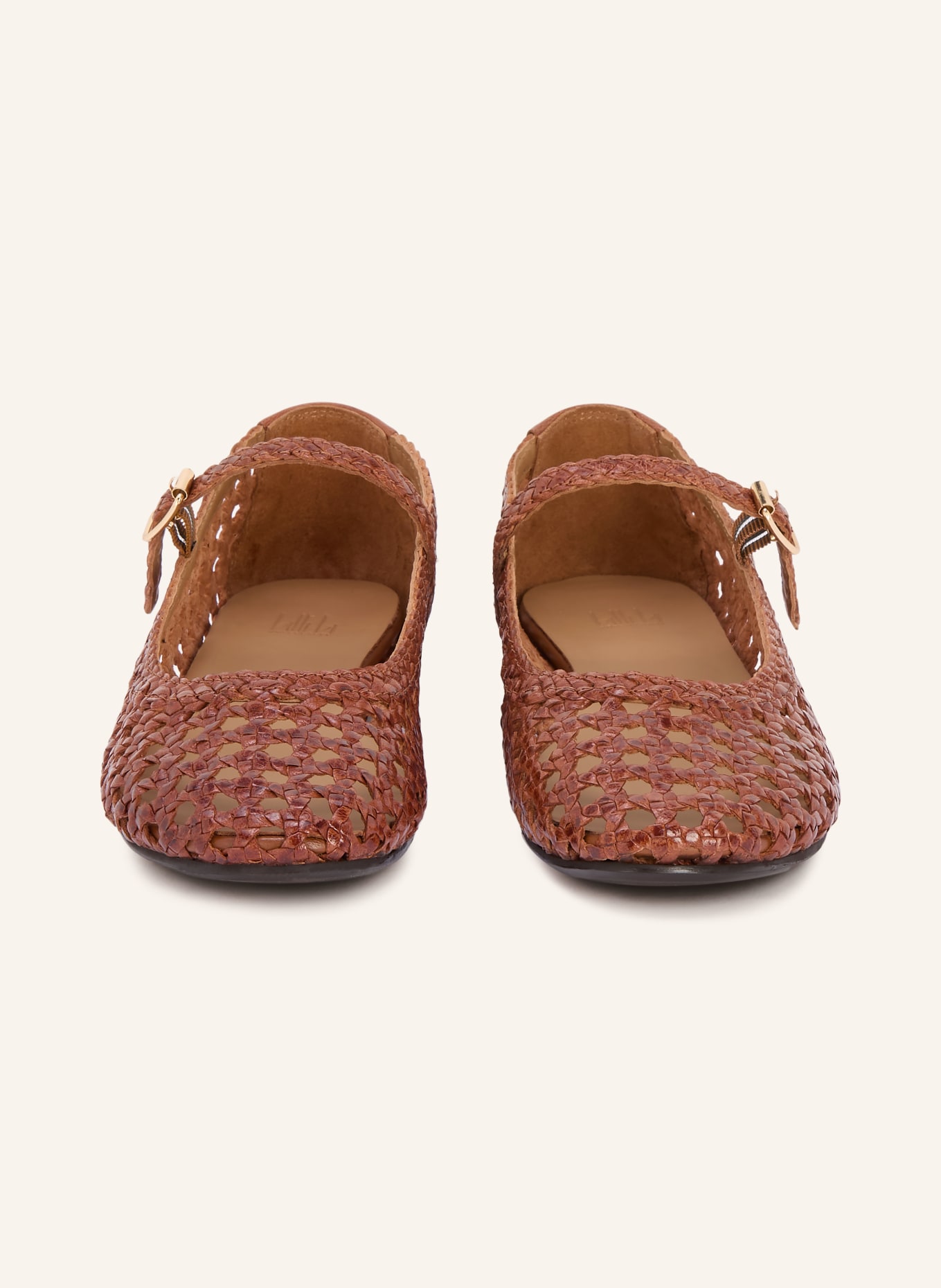 billi bi Ballerines Mary Jane: COGNAC