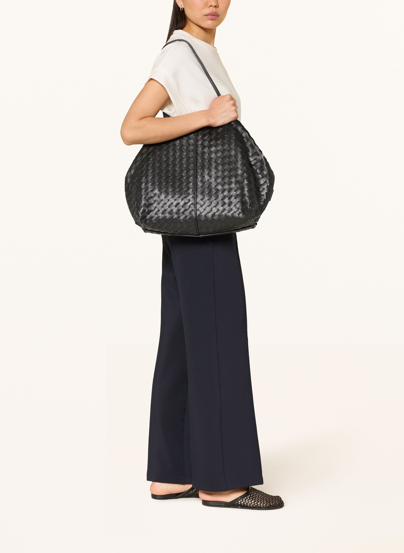 MARC AUREL Spodnie marlena: GRANATOWY