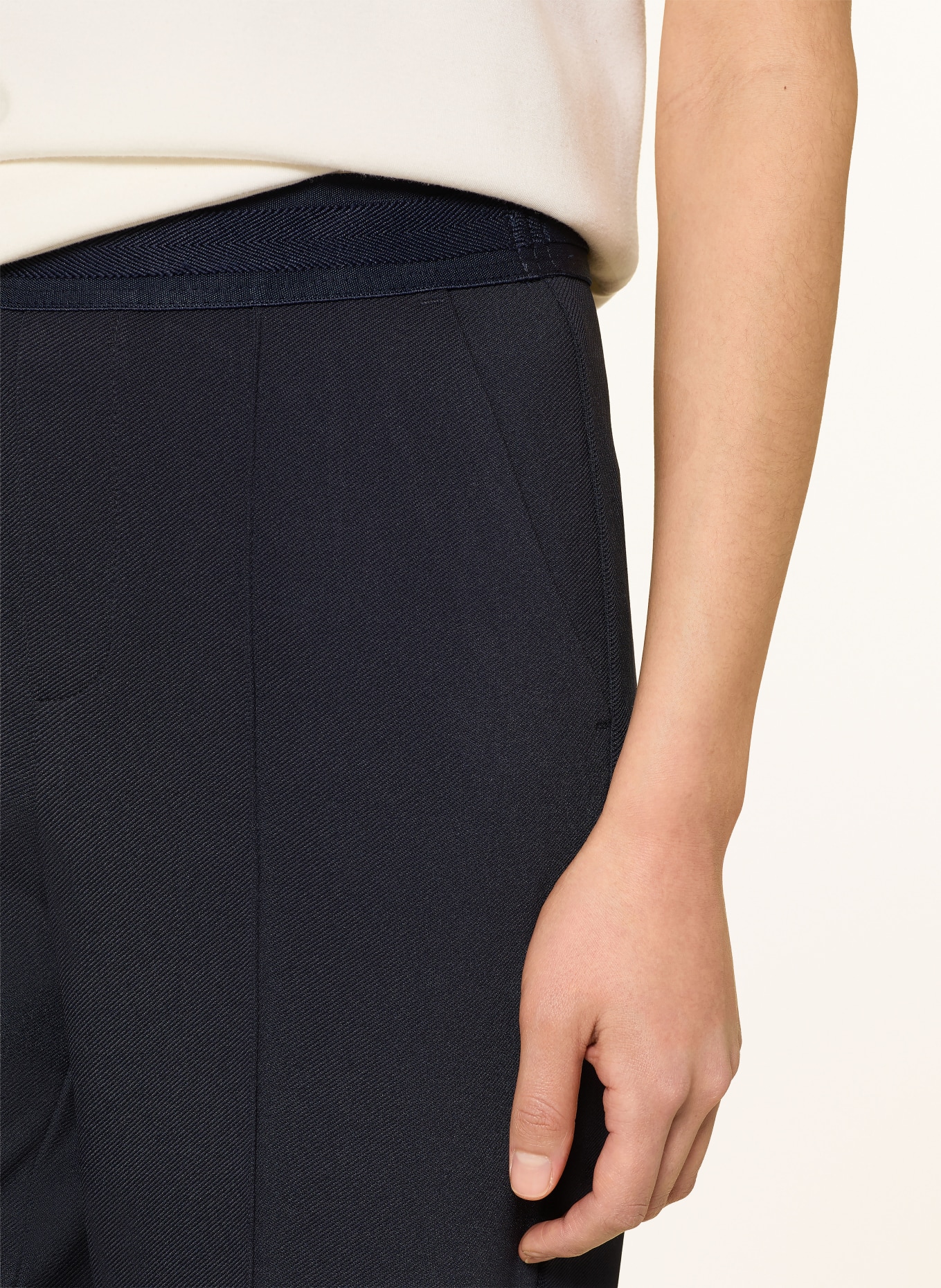 MARC AUREL Marlenehose: DUNKELBLAU