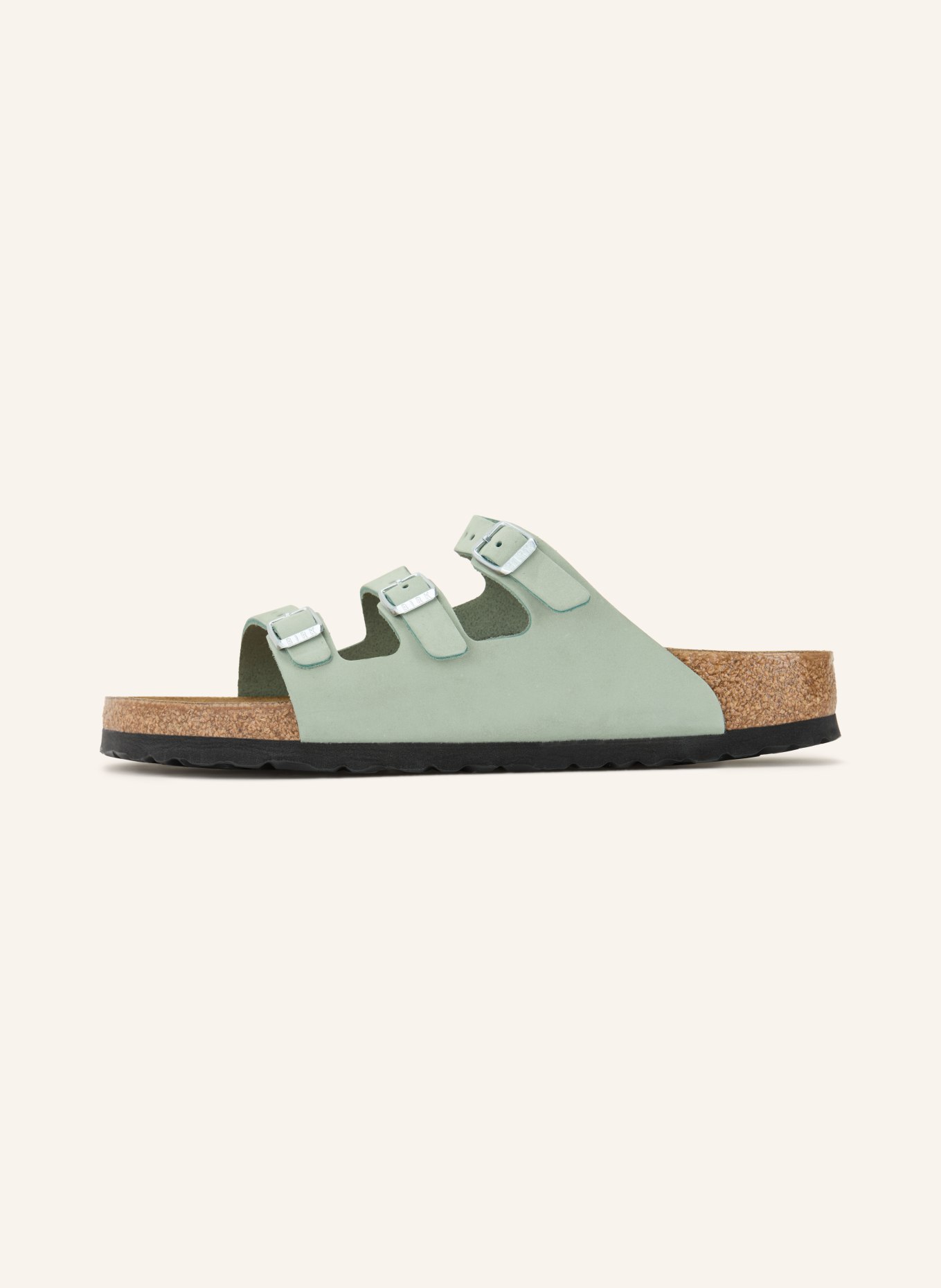 BIRKENSTOCK FLORIDA Mules: LIGHT GREEN