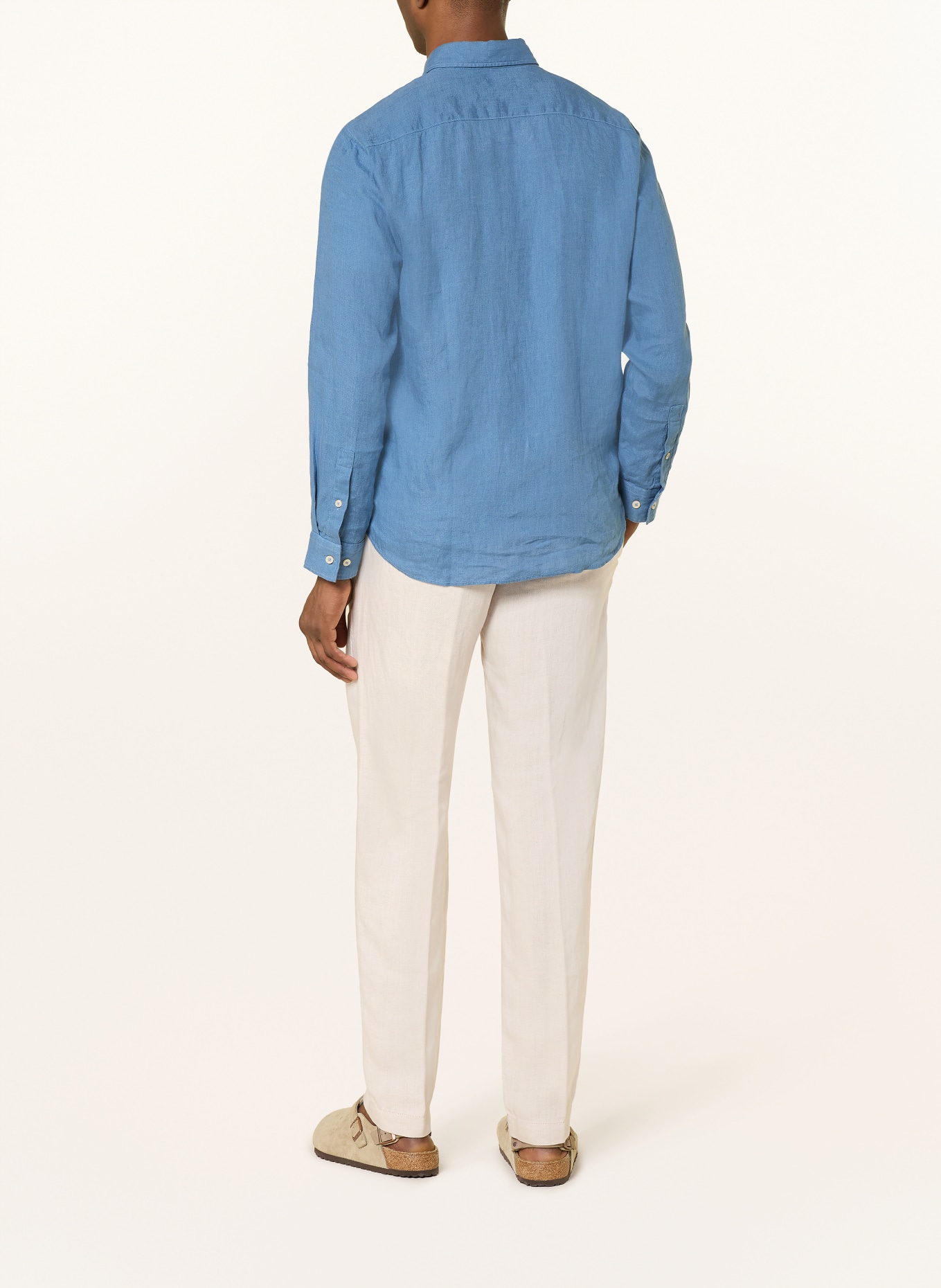 MAC Chino DEAN Tapered Fit mit Leinen: ECRU