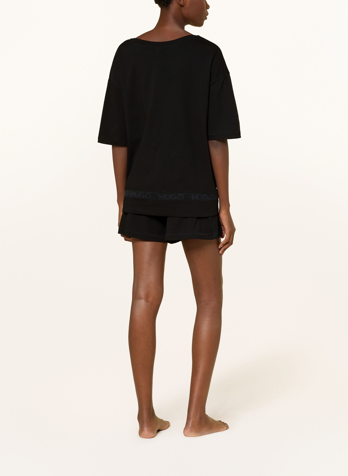 HUGO Pyjama shorty: NOIR