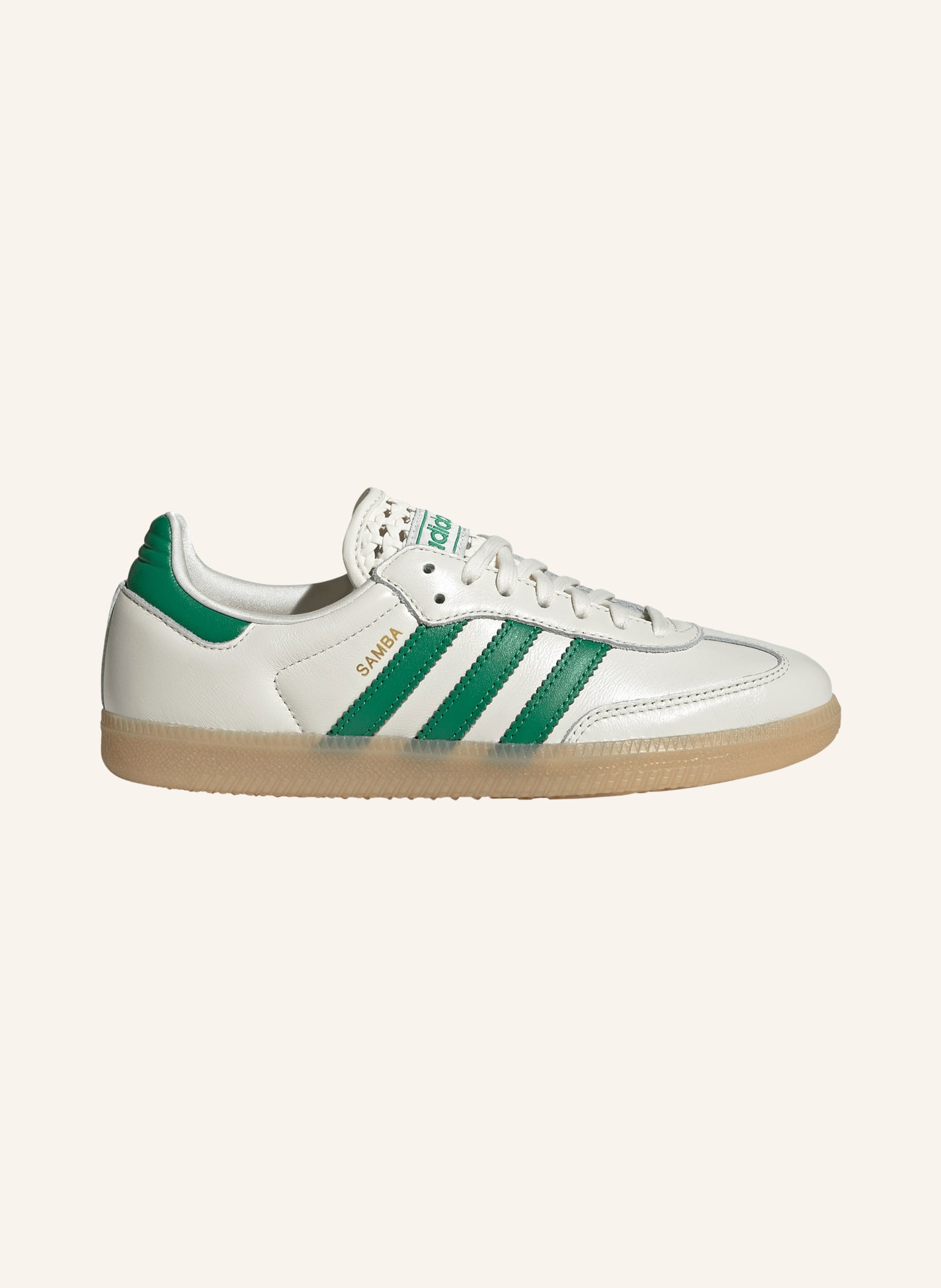 adidas Originals Sneaker SAMBA OG: CREME / GOLD / GRÜN