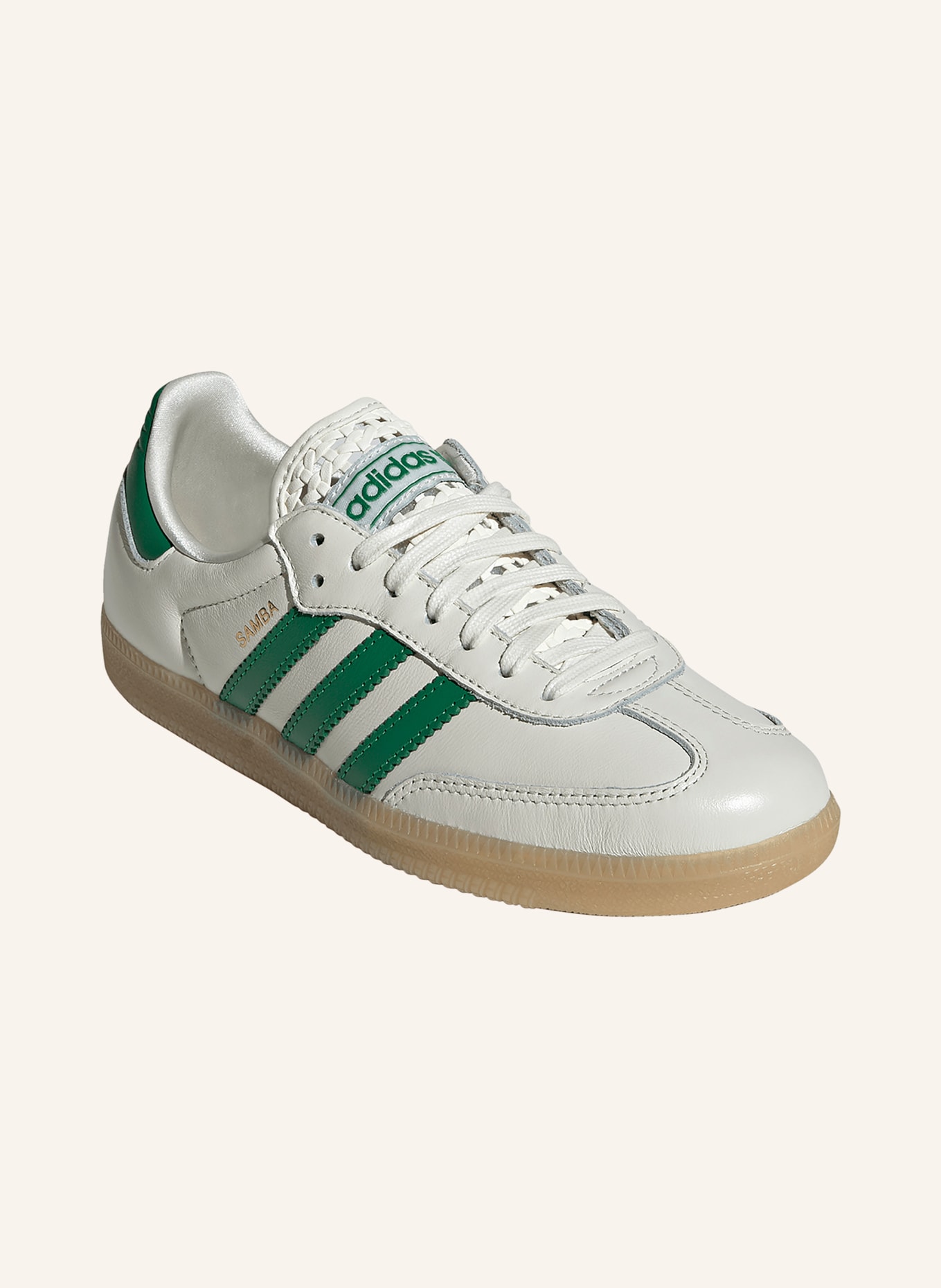 adidas Originals Sneaker SAMBA OG: CREME / GOLD / GRÜN