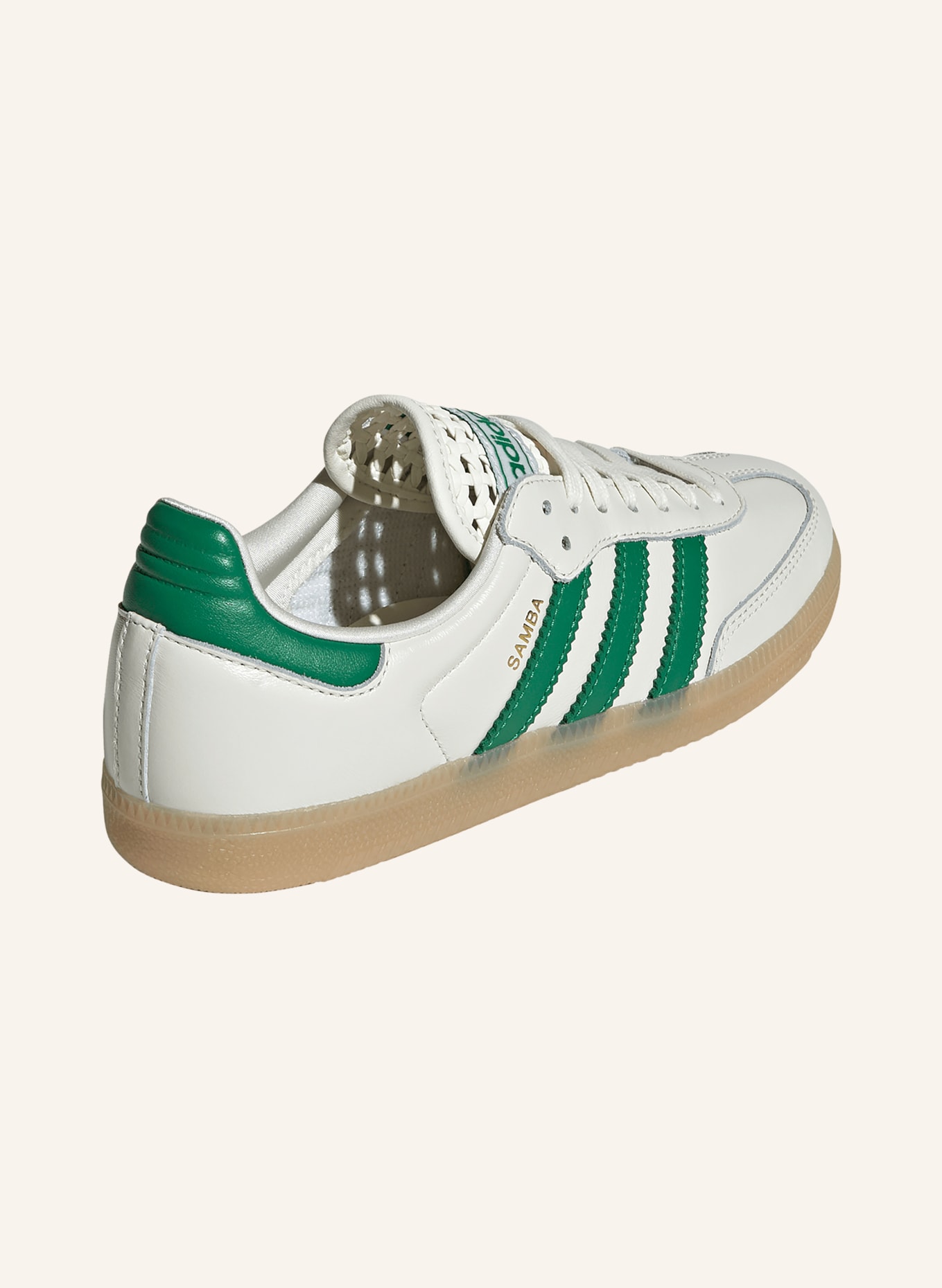 adidas Originals Sneaker SAMBA OG: CREME / GOLD / GRÜN