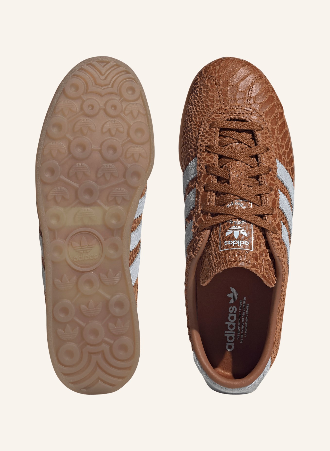 adidas Originals Sneaker GAZELLE LO PRO: COGNAC / LICHTGRIJS