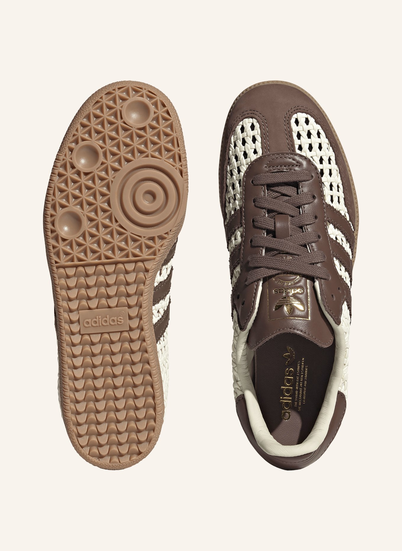 adidas Originals Sneaker SAMBA OG: BRAUN / CREME