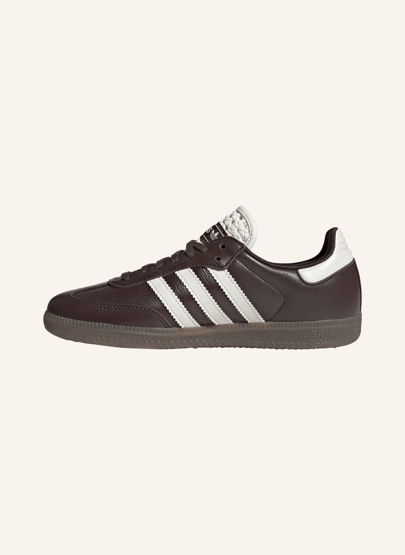 adidas Originals Trampki SAMBA OG: CIEMNOBRĄZOWY / ZŁOTY / BIAŁY
