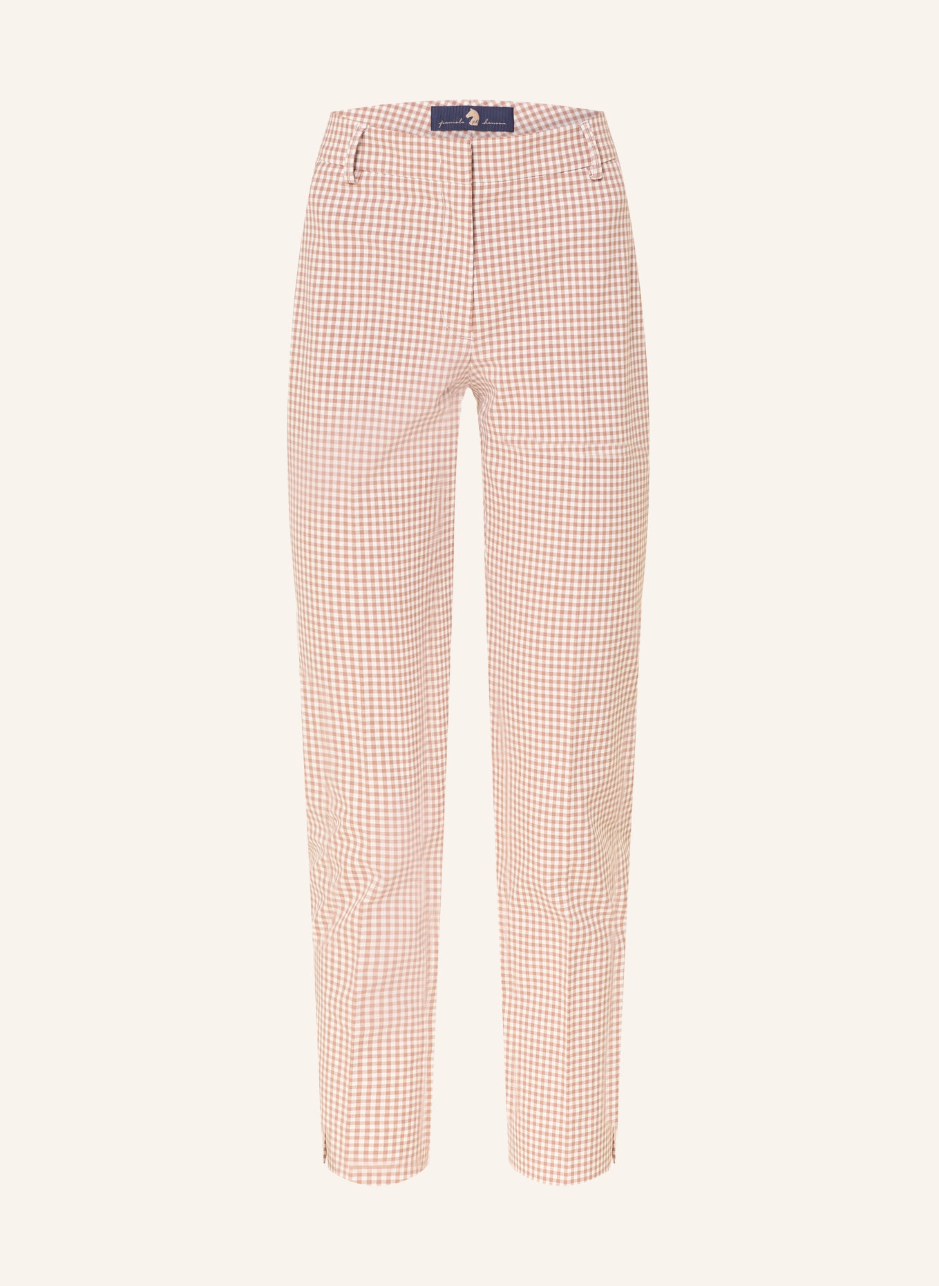 pamela henson PHALINE pants: CAMEL / WHITE