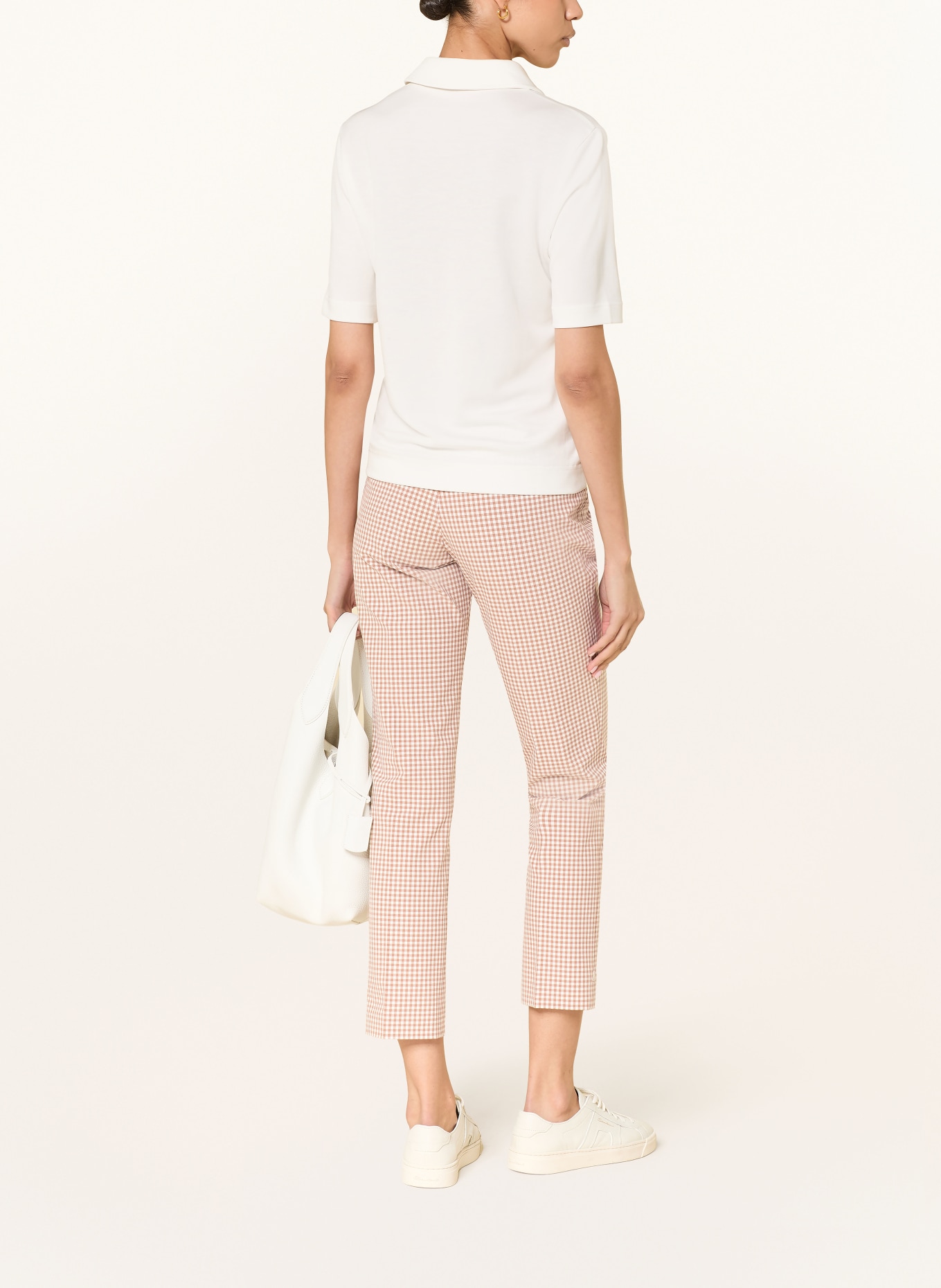 pamela henson PHALINE pants: CAMEL / WHITE