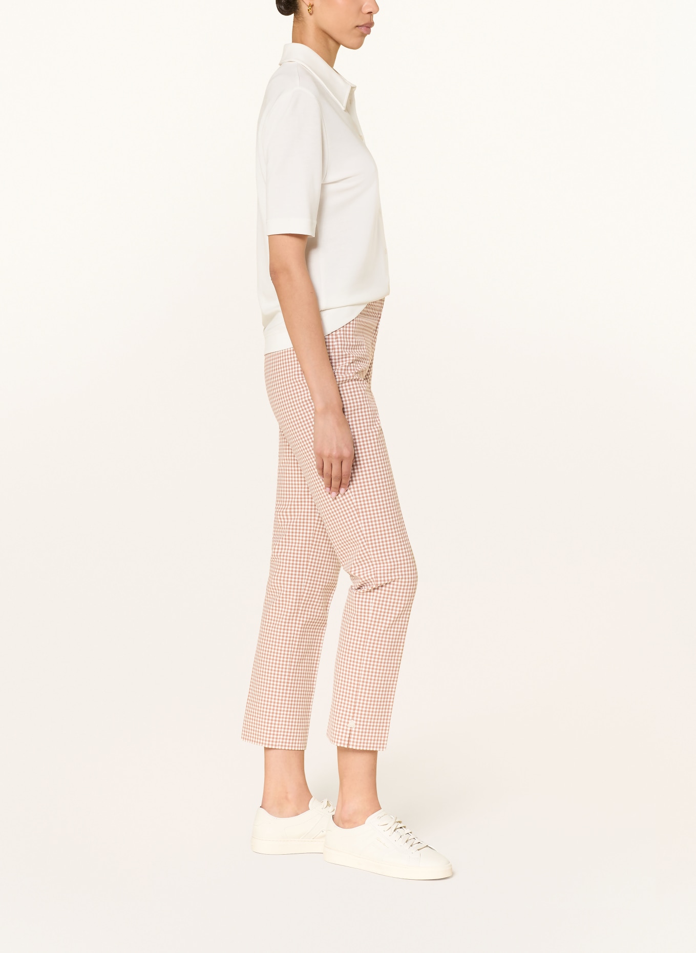pamela henson PHALINE pants: CAMEL / WHITE