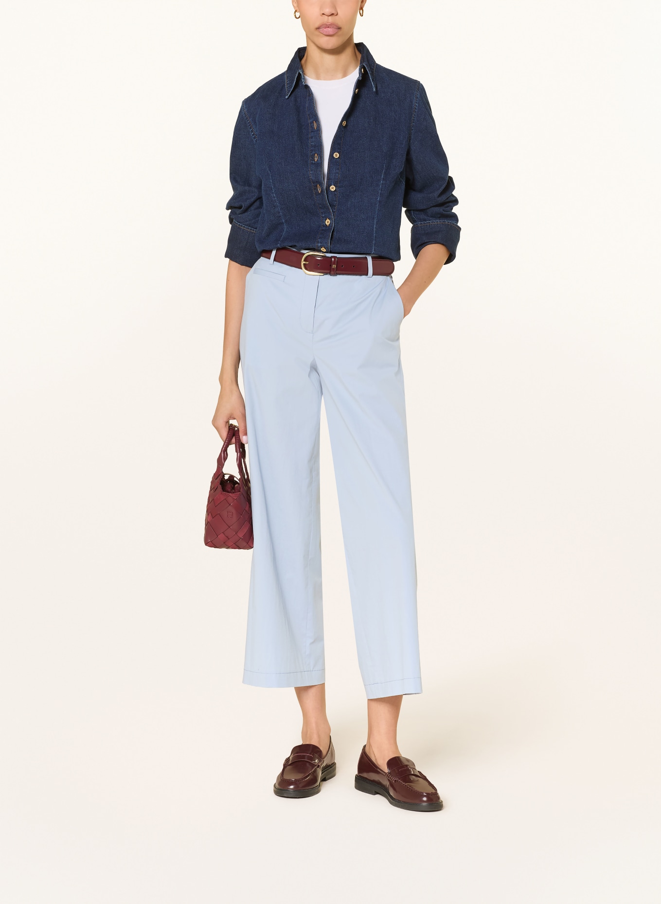 pamela henson Pantalon PHANIKA: BLEU CLAIR