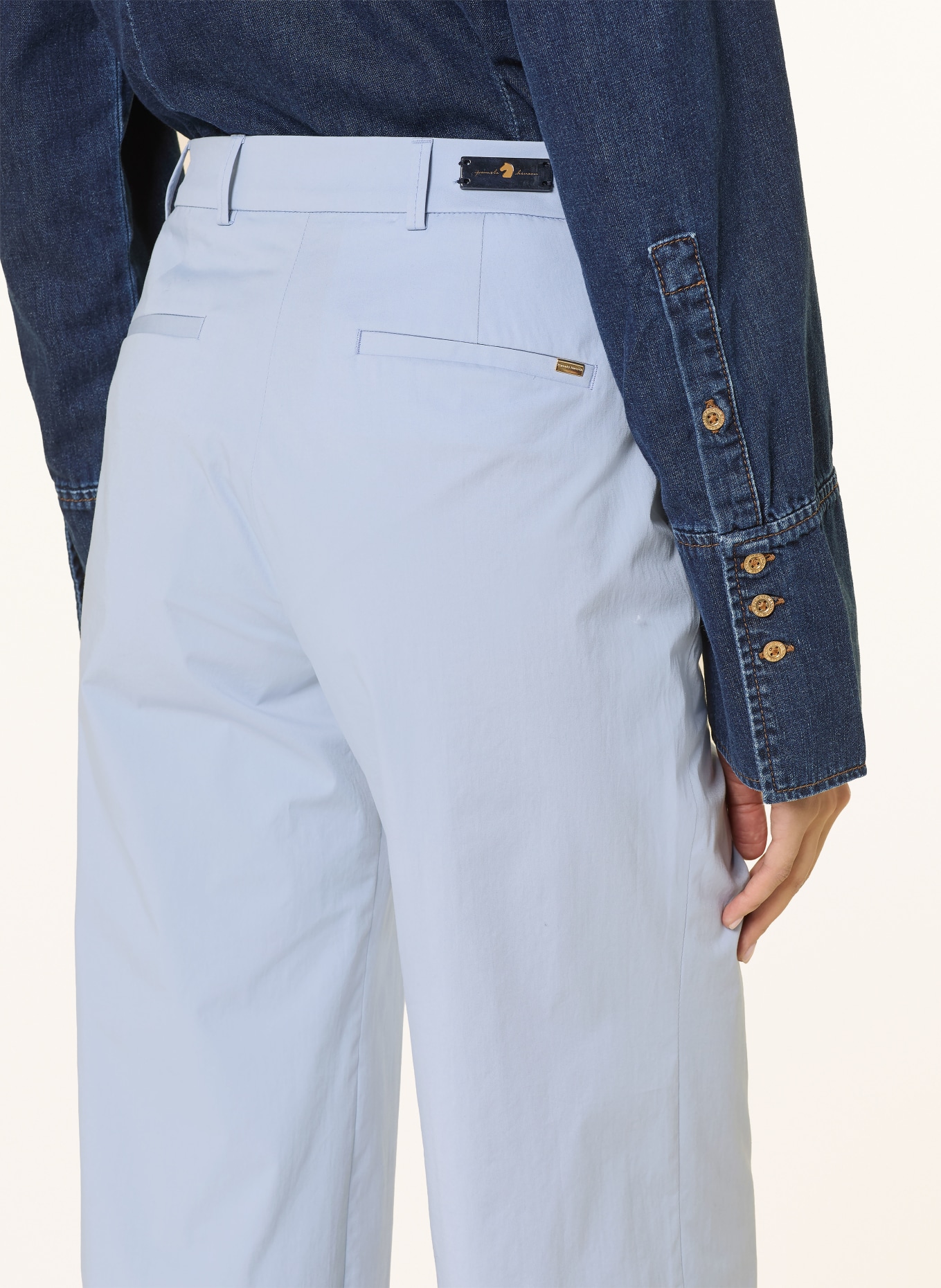 pamela henson Pantalon PHANIKA: BLEU CLAIR