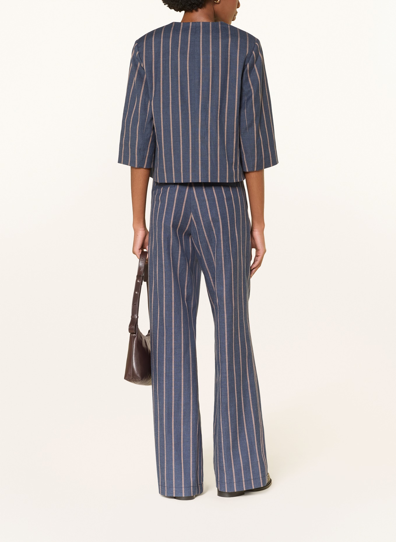 pamela henson Marlenehose: DUNKELBLAU / BEIGE