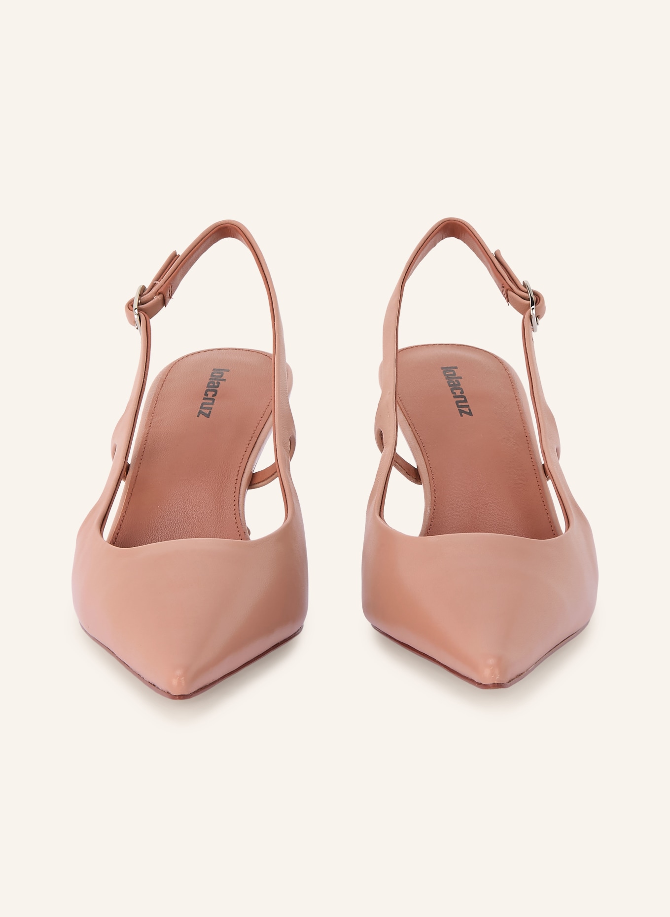 Lola Cruz Escarpins à bride RHINA: ROSÉ