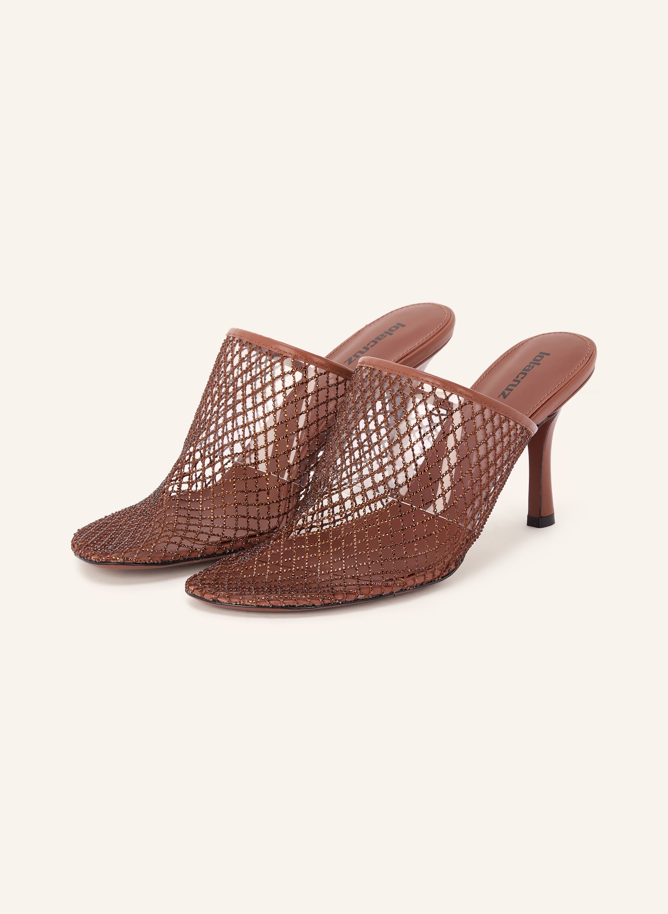 Lola Cruz Mules mit Schmucksteinen: ALTROSA