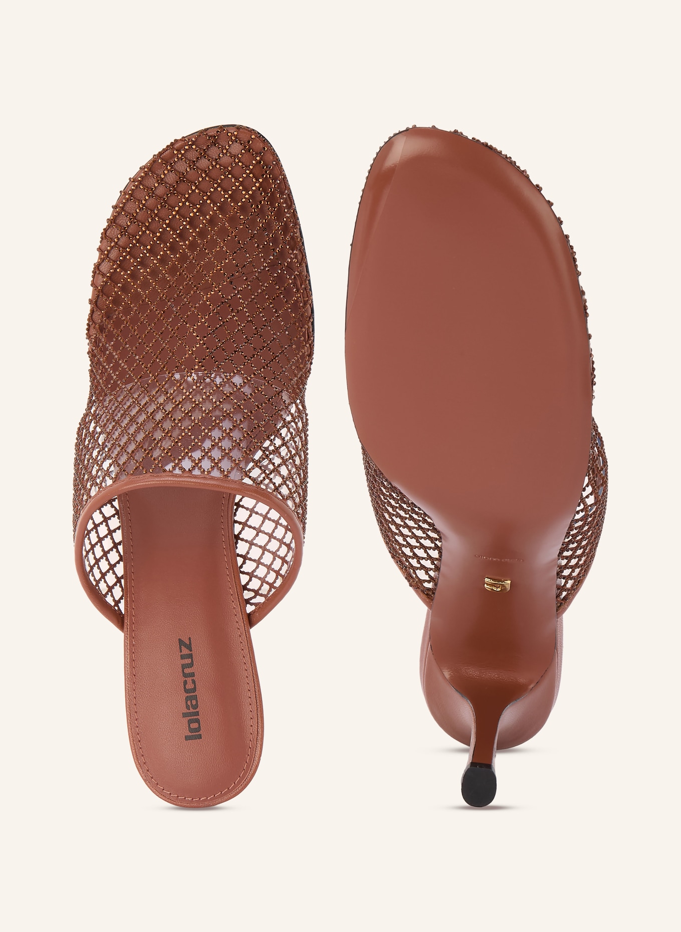 Lola Cruz Mules mit Schmucksteinen: ALTROSA