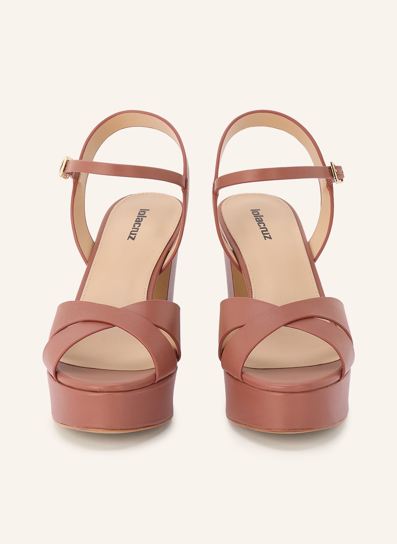 Lola Cruz Plateau-Sandaletten: ALTROSA / GOLD