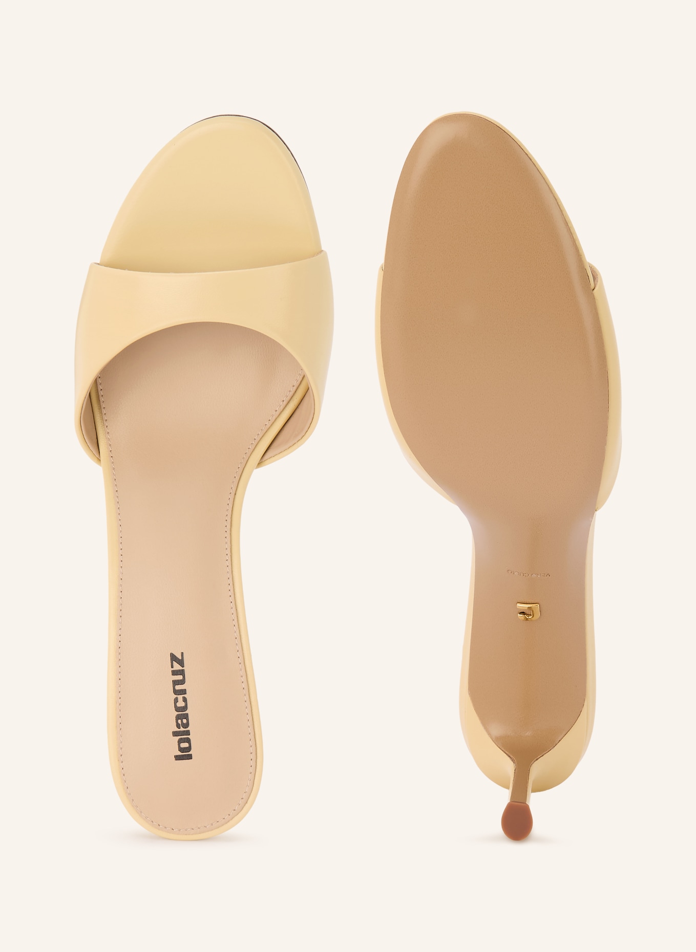 Lola Cruz Mules TACON: HELLGELB