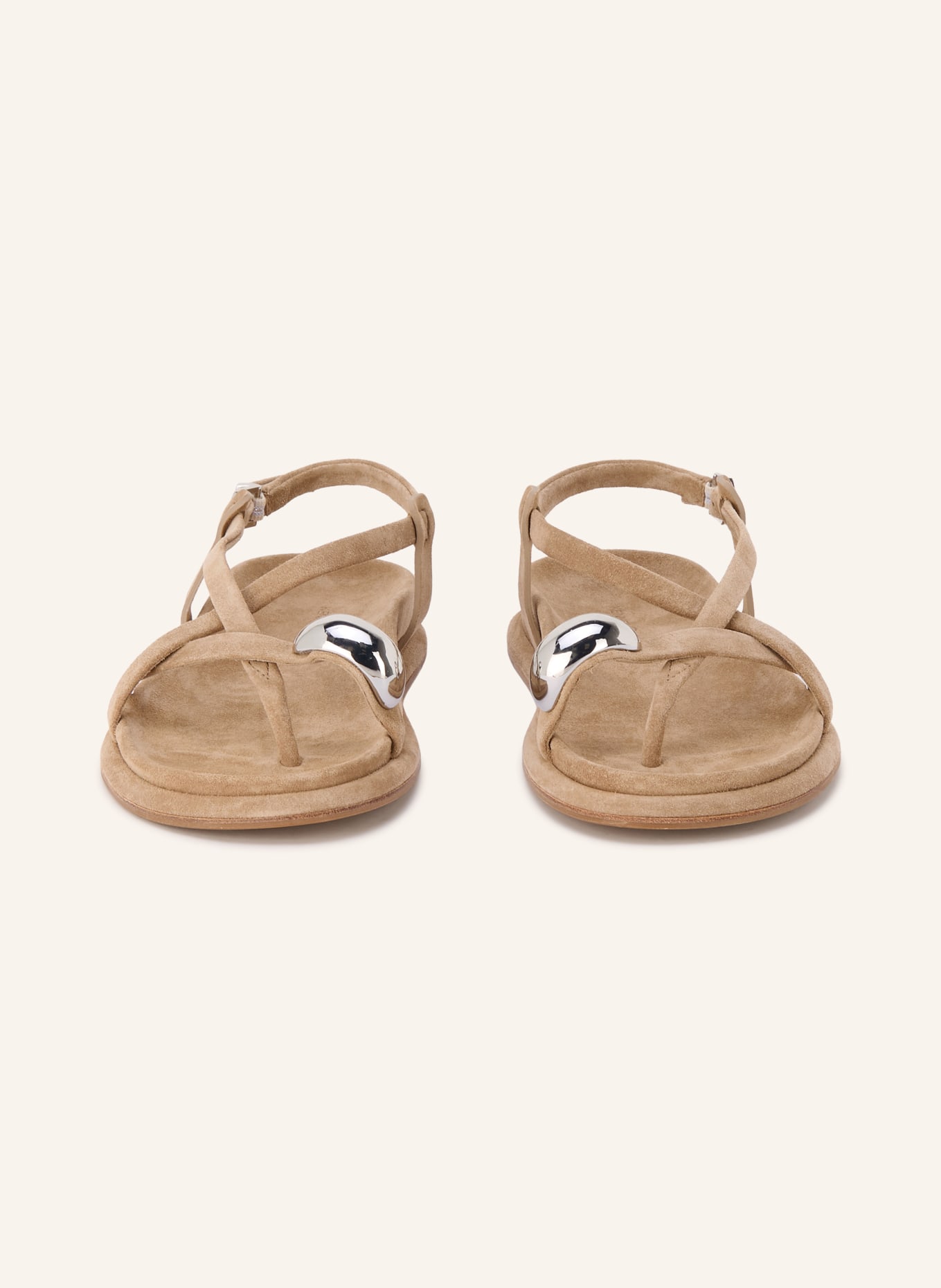 KENNEL & SCHMENGER Zehentrenner AILY: BEIGE / SILBER