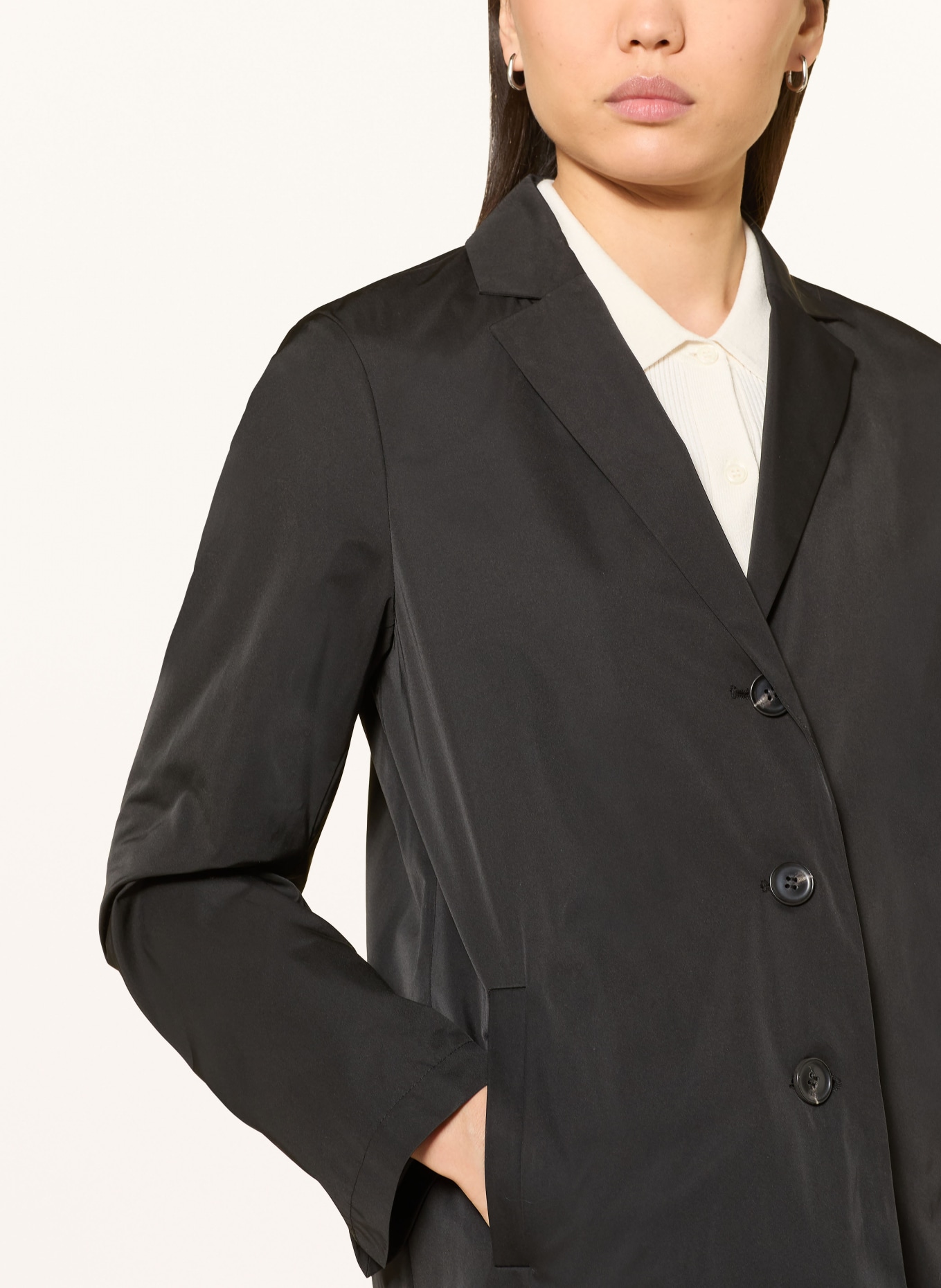 White Label Mantel: SCHWARZ