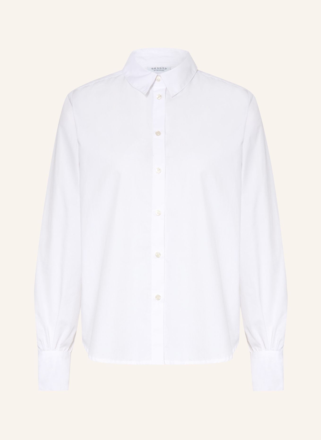 DESOTO Overhemdblouse LIZZY: WIT