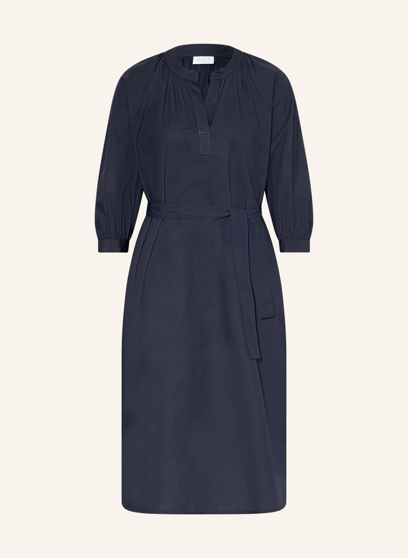 DESOTO Sukienka z rękawami 3/4: GRANATOWY