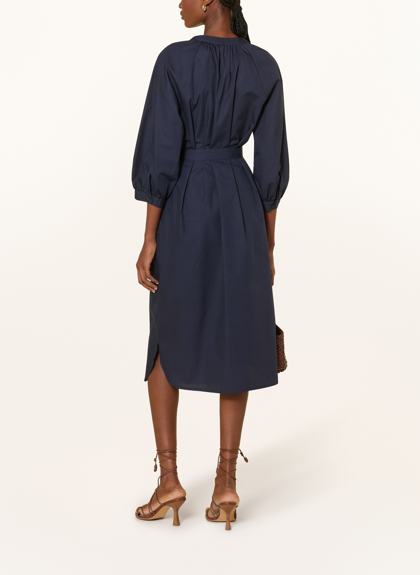 DESOTO Sukienka z rękawami 3/4: GRANATOWY