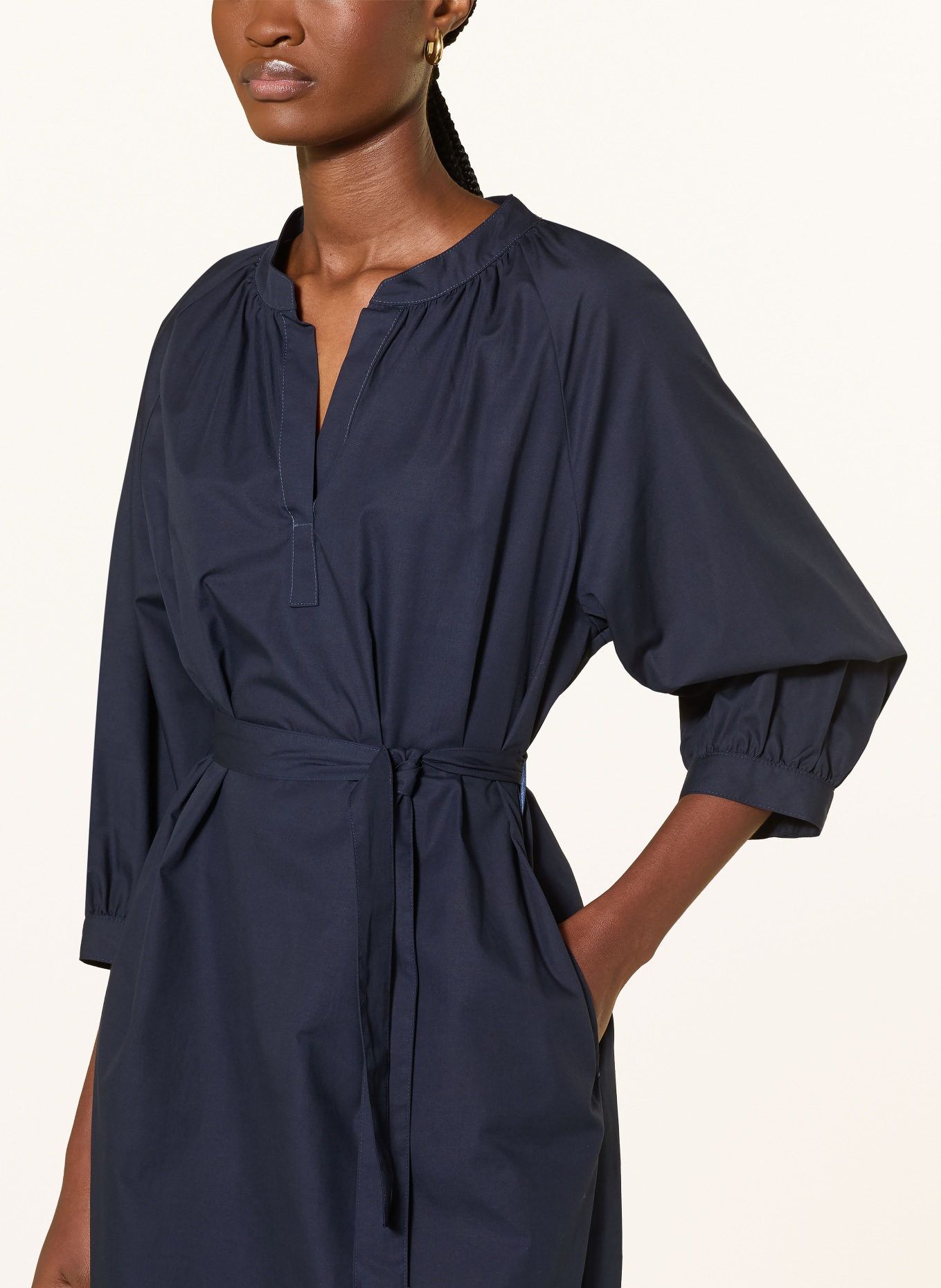 DESOTO Sukienka z rękawami 3/4: GRANATOWY