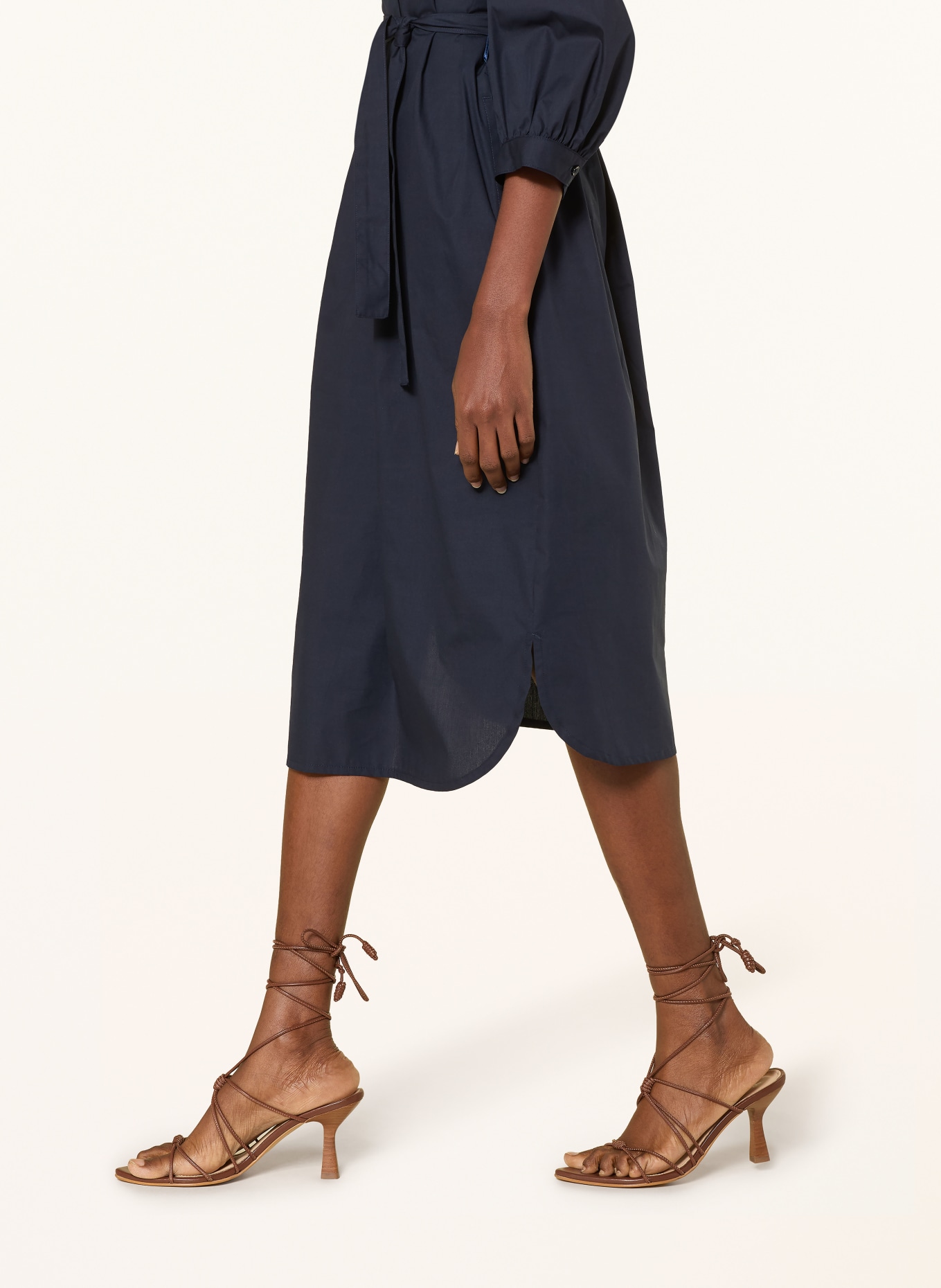 DESOTO Sukienka z rękawami 3/4: GRANATOWY