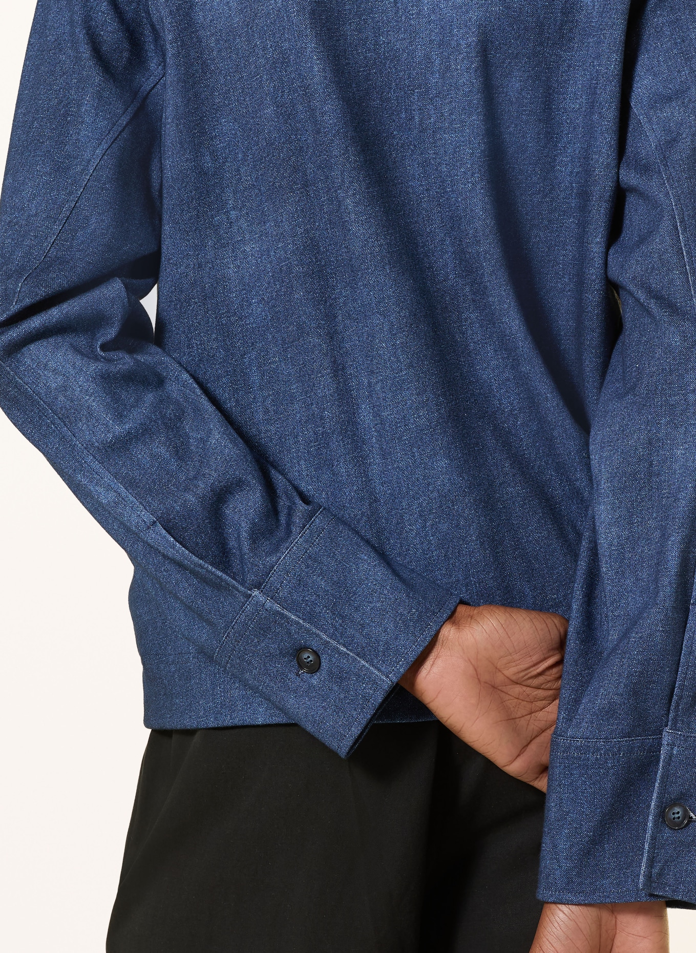 DESOTO SINA box jacket: DARK BLUE