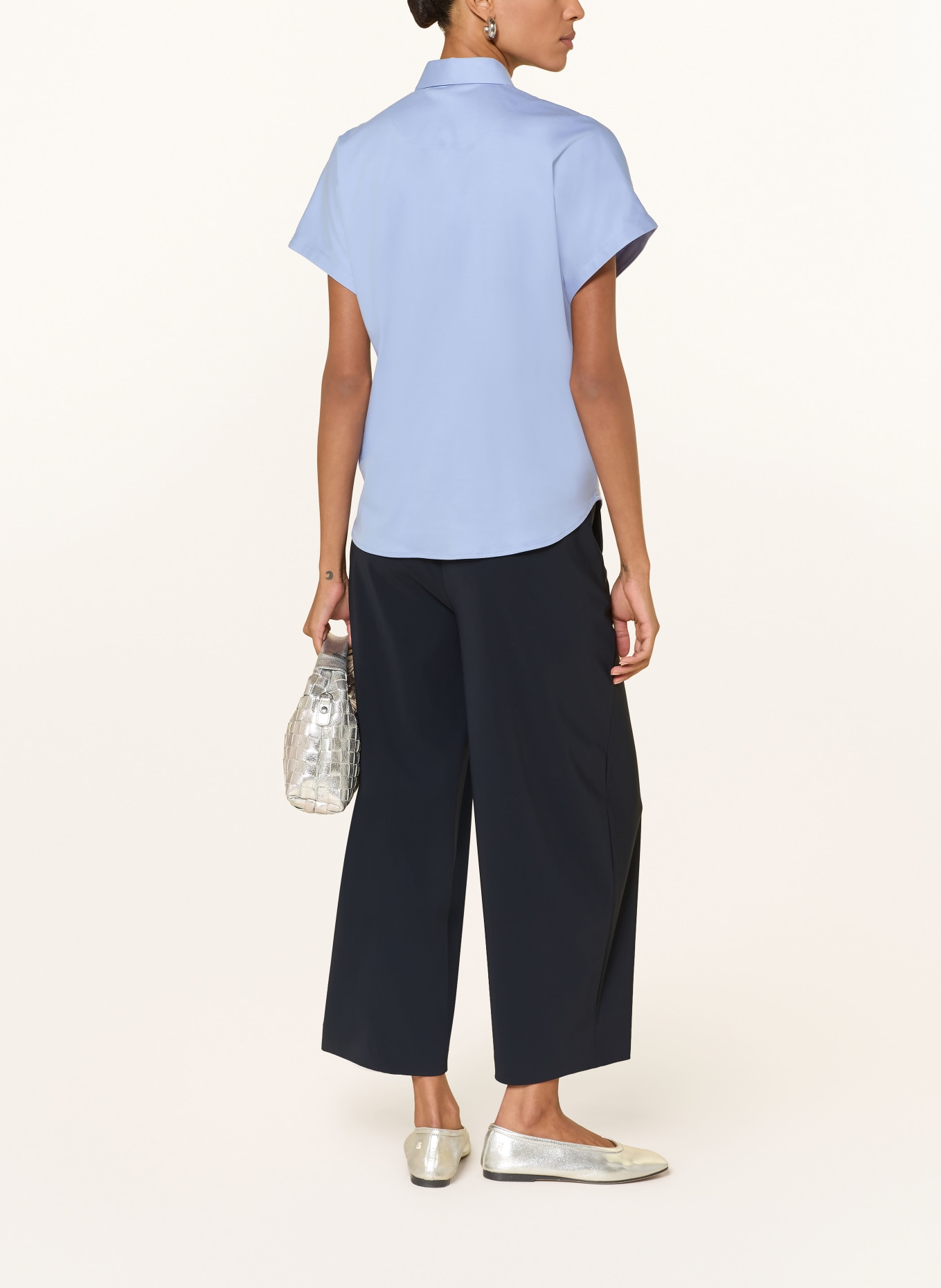 DESOTO Hemdbluse FLORINE aus Jersey: BLAU