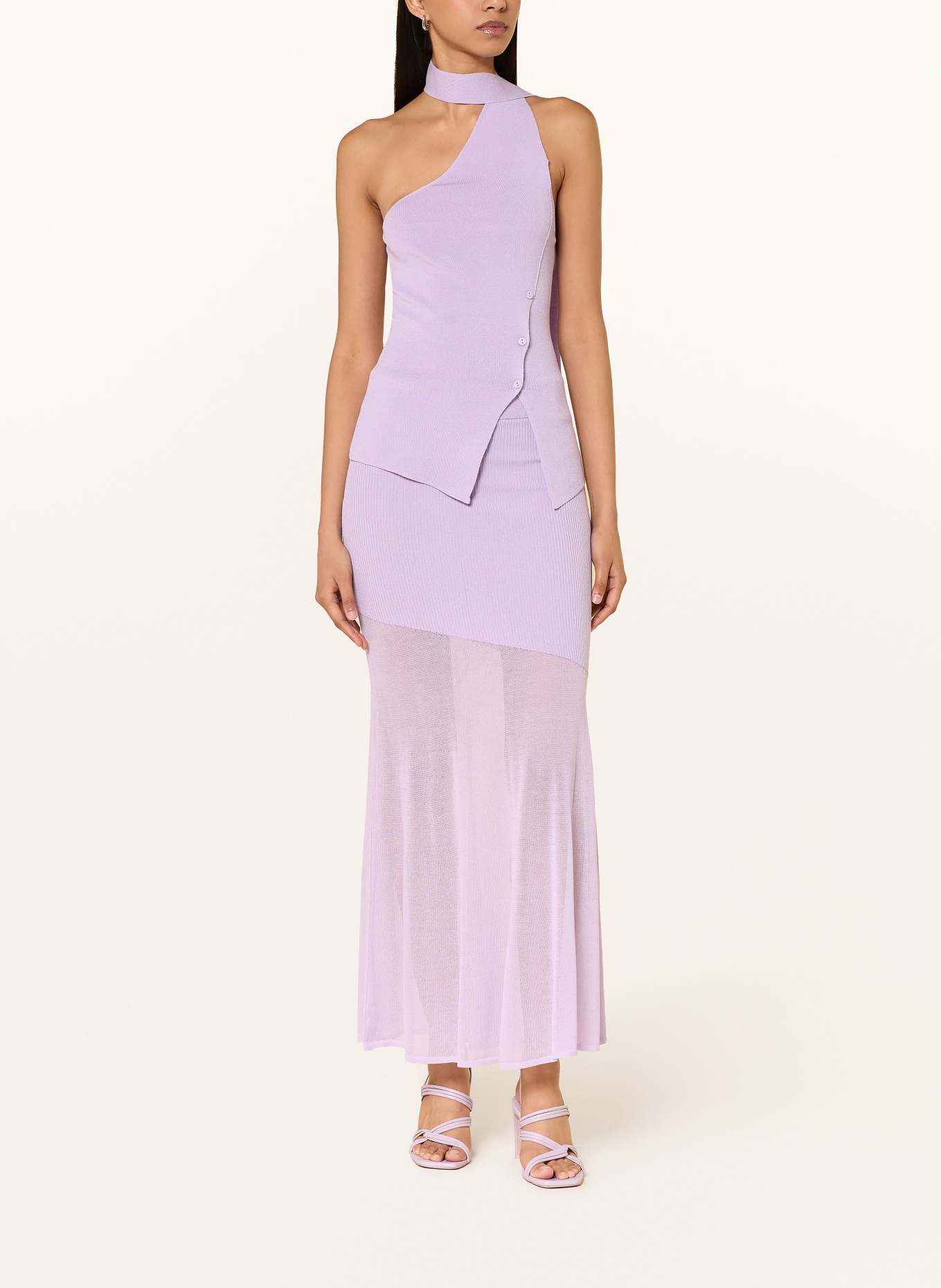 LeGer Studio Gebreide rok AINSLEY in verschillende materialen: ROZE