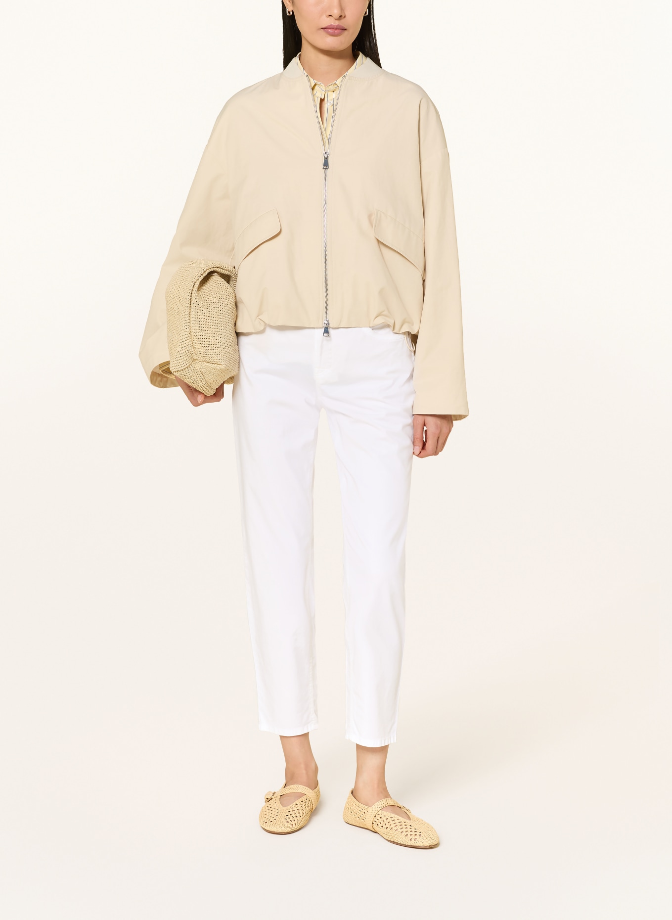 BRAX 7/8-Hose CAROLA: WEISS