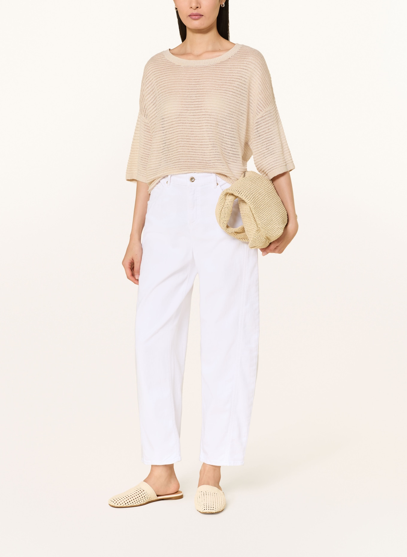 BRAX Barrel Jeans MEGAN: 99 WHITE